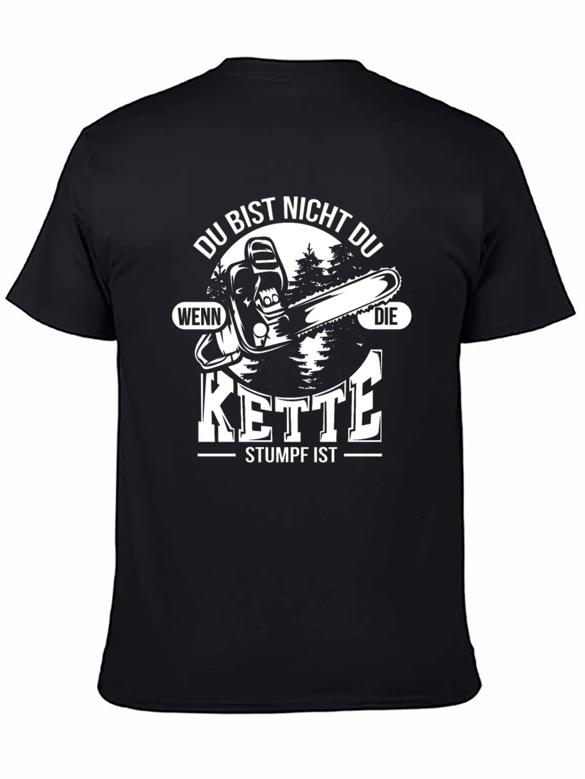 Funny Chainsaw Kette Stumpf T-Shirt product image 4