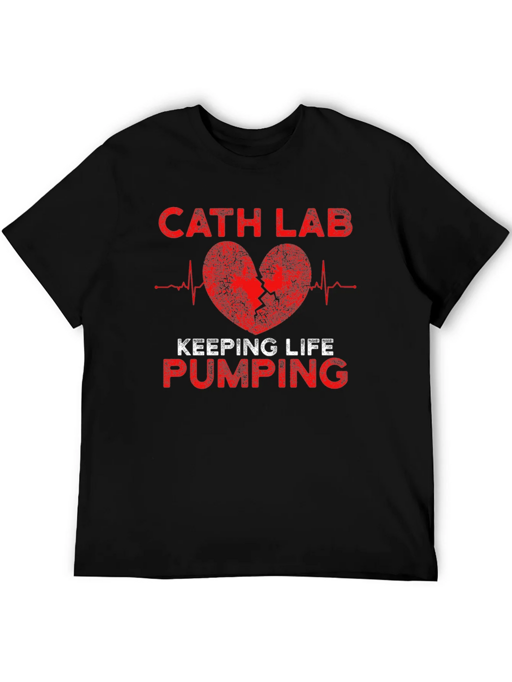 Cath Lab Heartbeat T-Shirt - Keeping Life Pumping product image 5