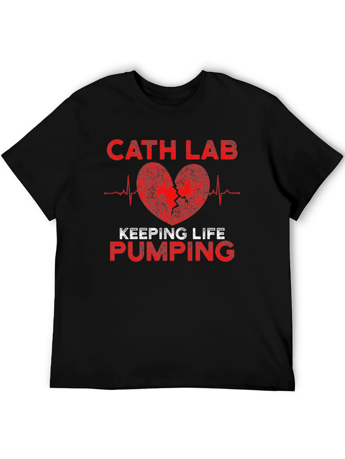 Cath Lab Heartbeat T-Shirt - Keeping Life Pumping product image 5