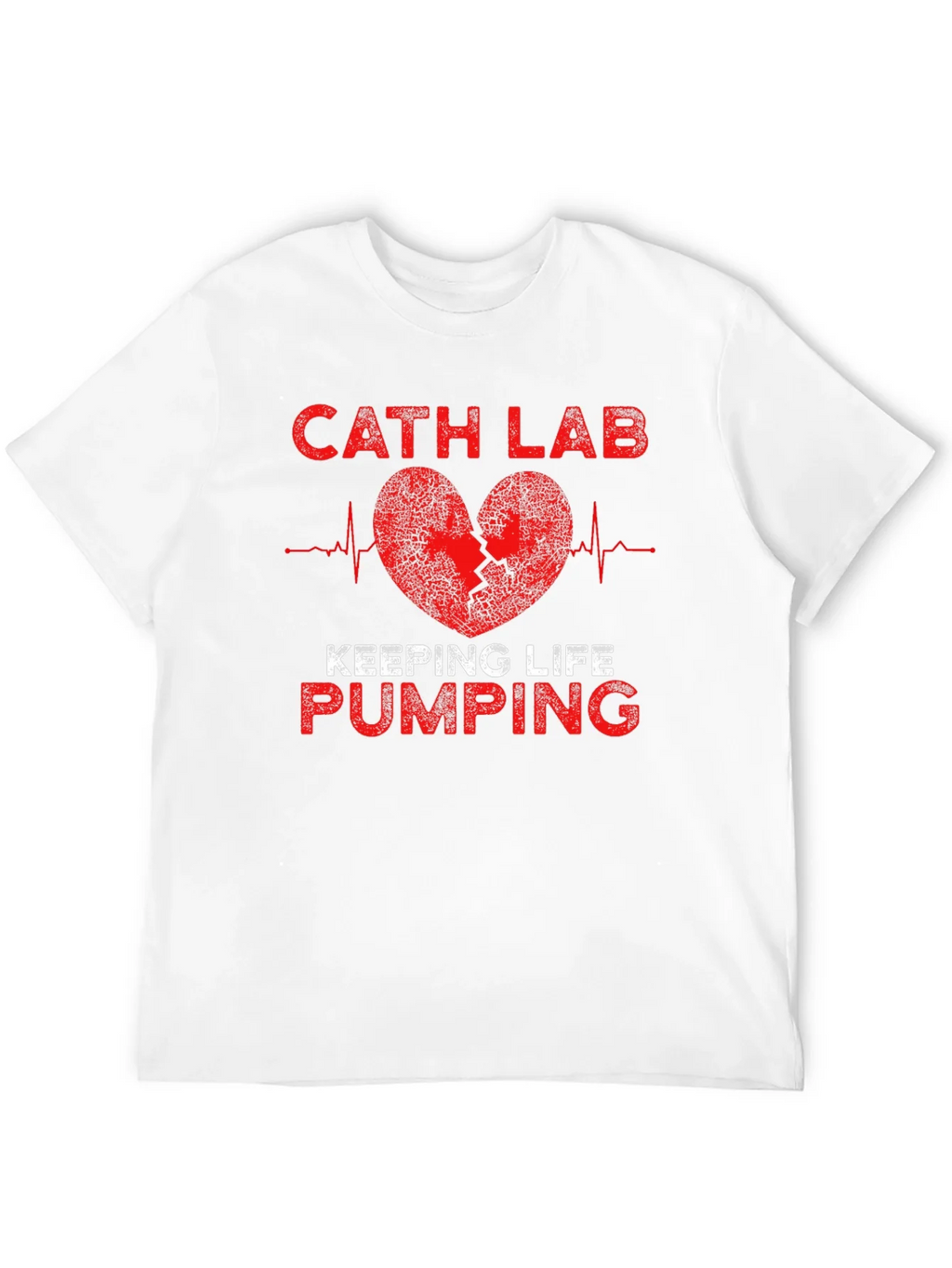 Cath Lab Heartbeat T-Shirt - Keeping Life Pumping product image 11