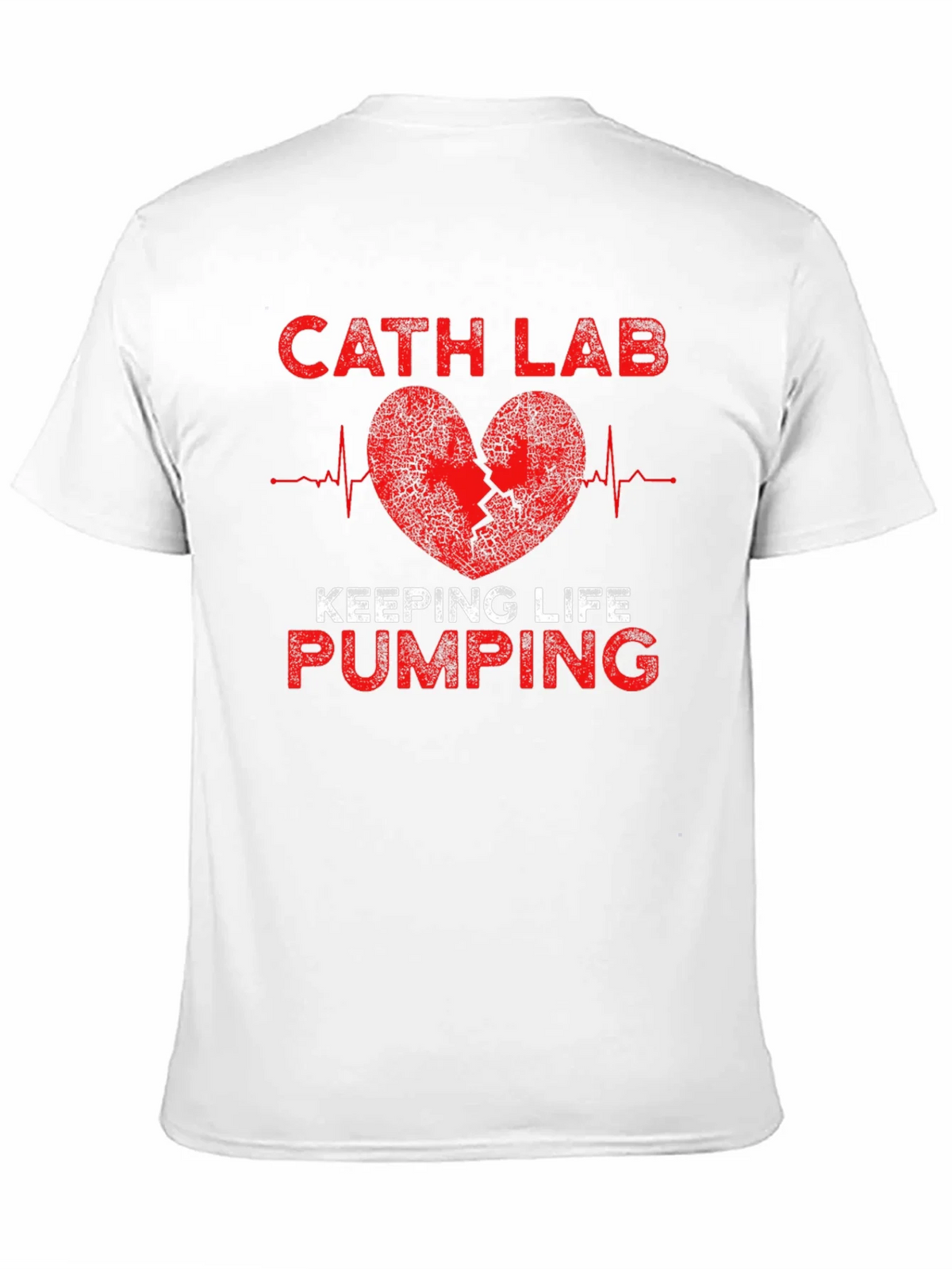 Cath Lab Heartbeat T-Shirt - Keeping Life Pumping product image 10