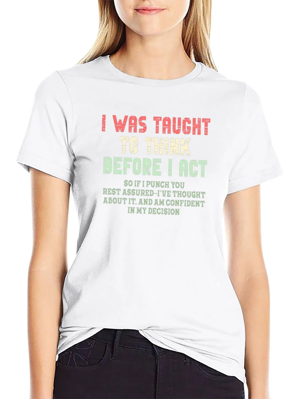I Was Taught to Think T-Shirt product image 8