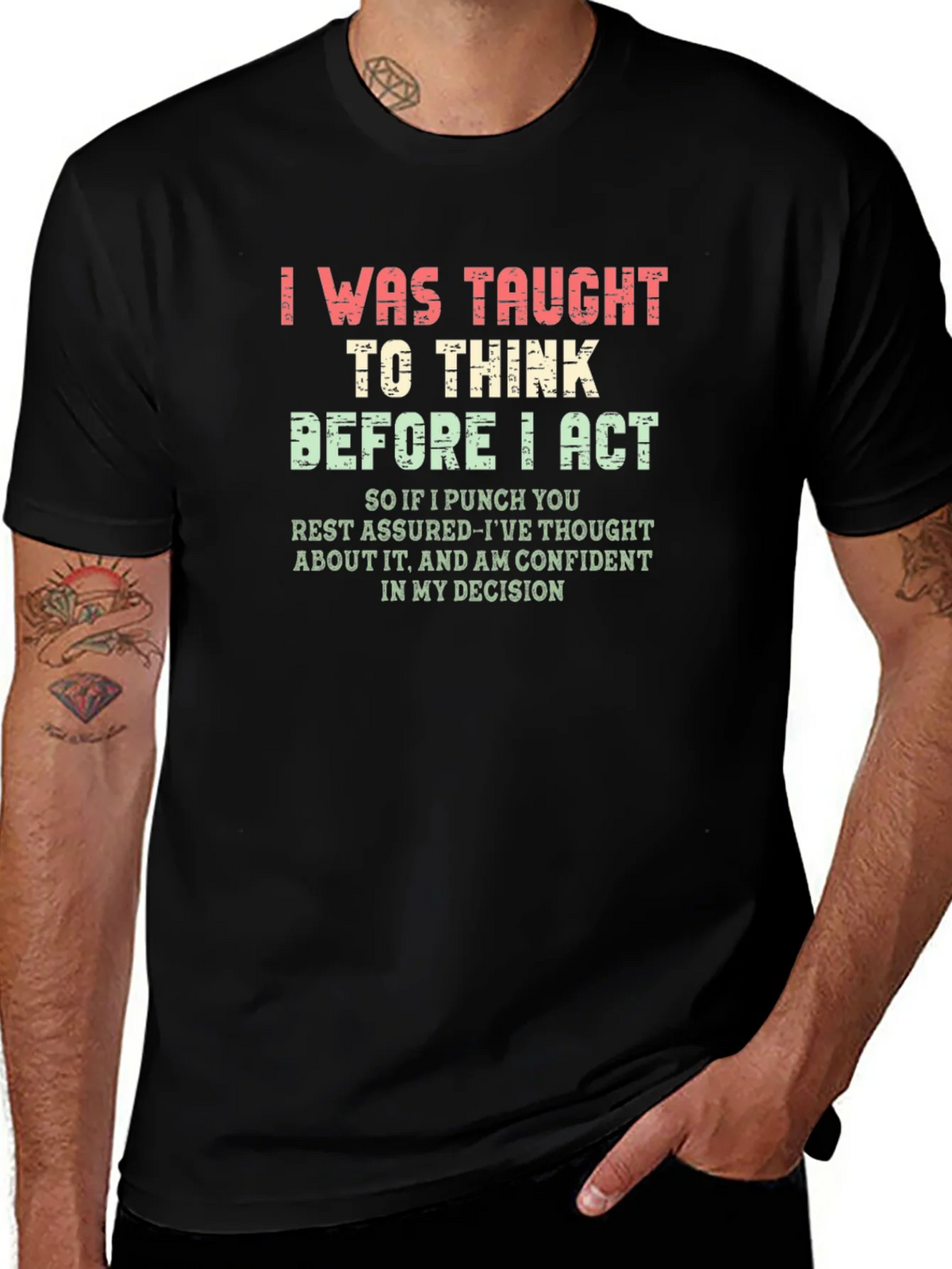 I Was Taught to Think T-Shirt product image 1