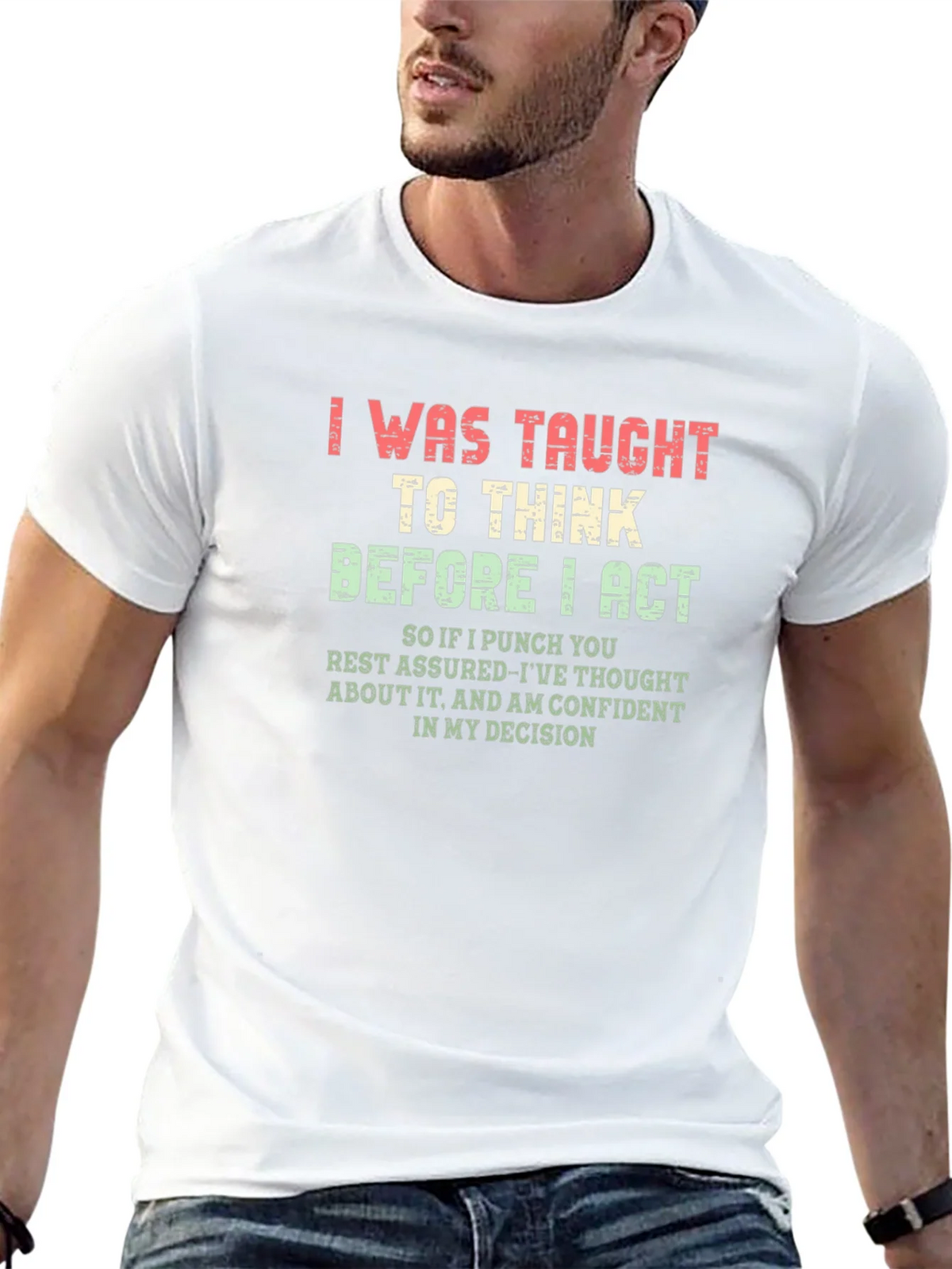 I Was Taught to Think T-Shirt product image 12