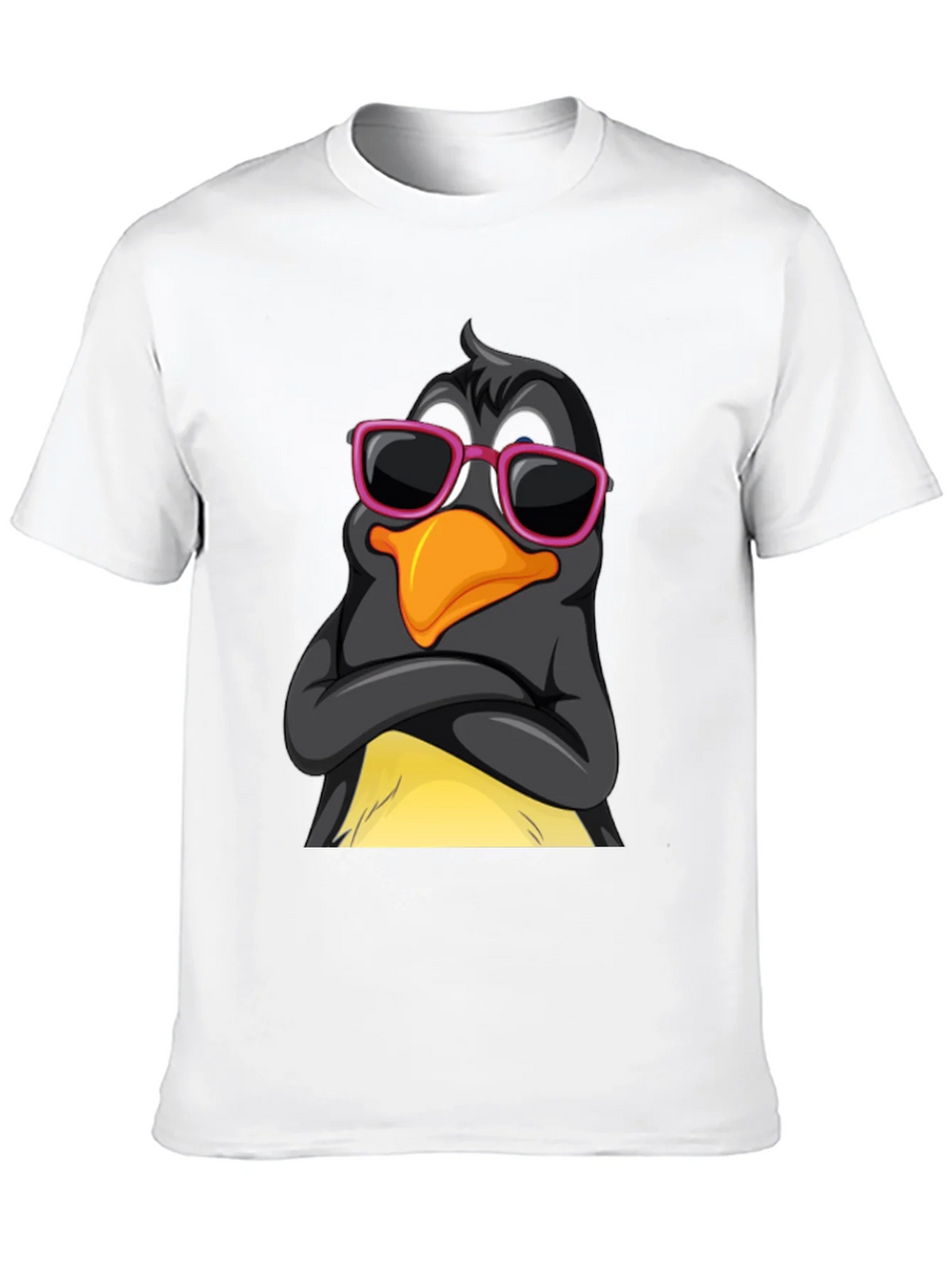 Cool Penguin Graphic Tee - Stylish Black T-Shirt product image 9