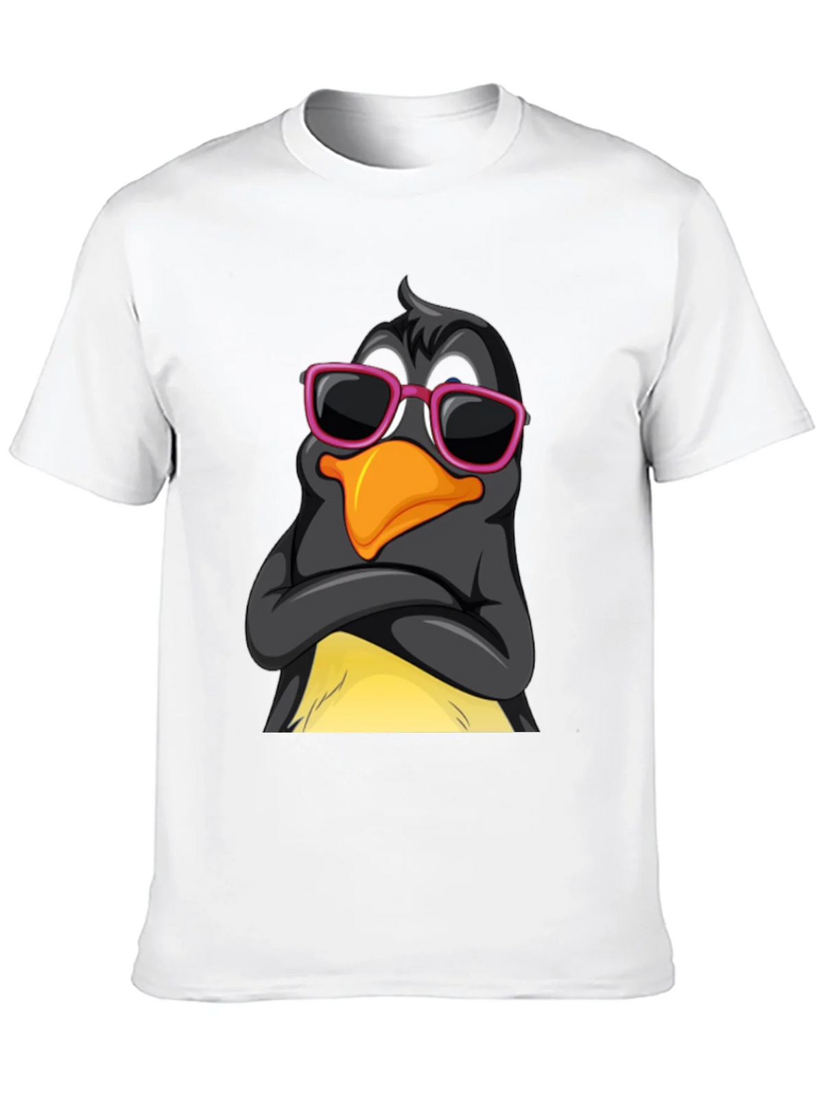 Cool Penguin Graphic Tee - Stylish Black T-Shirt product image 9