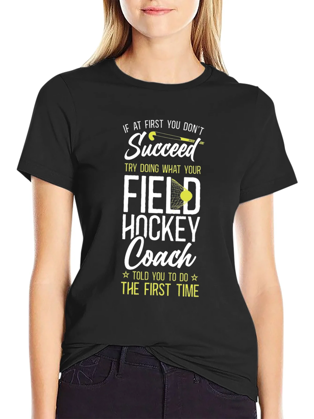 Field Hockey Coach Graphic T-Shirt product image 2