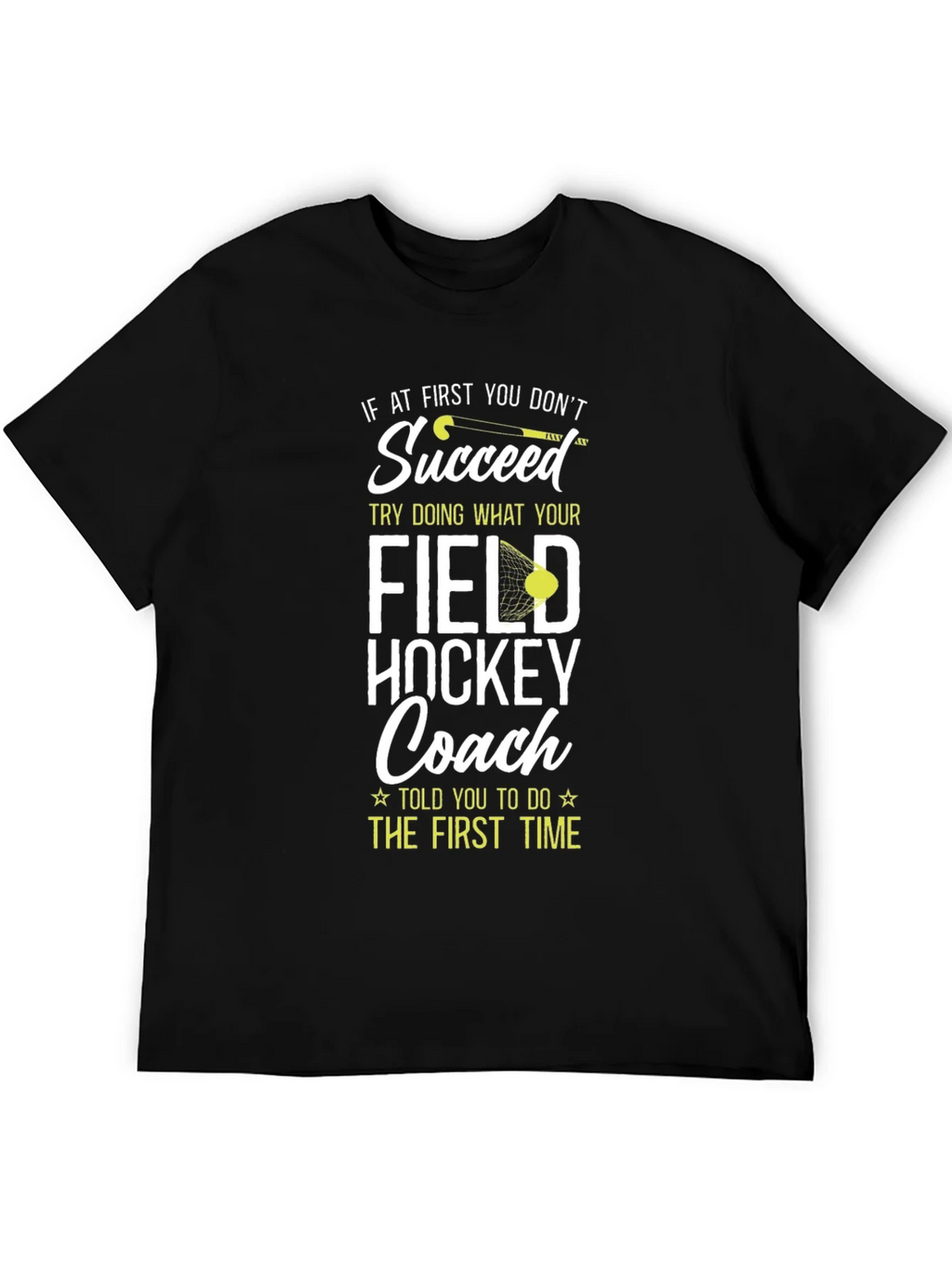 Field Hockey Coach Graphic T-Shirt product image 5