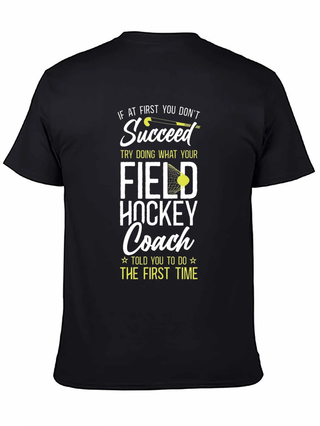 Field Hockey Coach Graphic T-Shirt product image 4