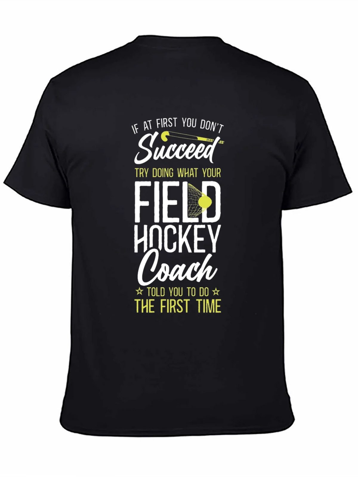 Field Hockey Coach Graphic T-Shirt product image 4