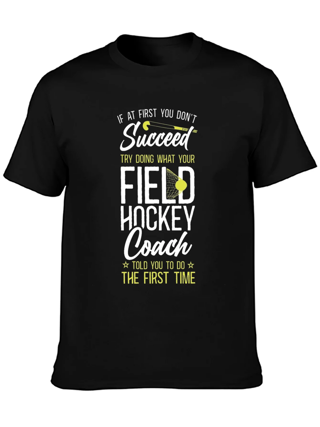 Field Hockey Coach Graphic T-Shirt product image 3