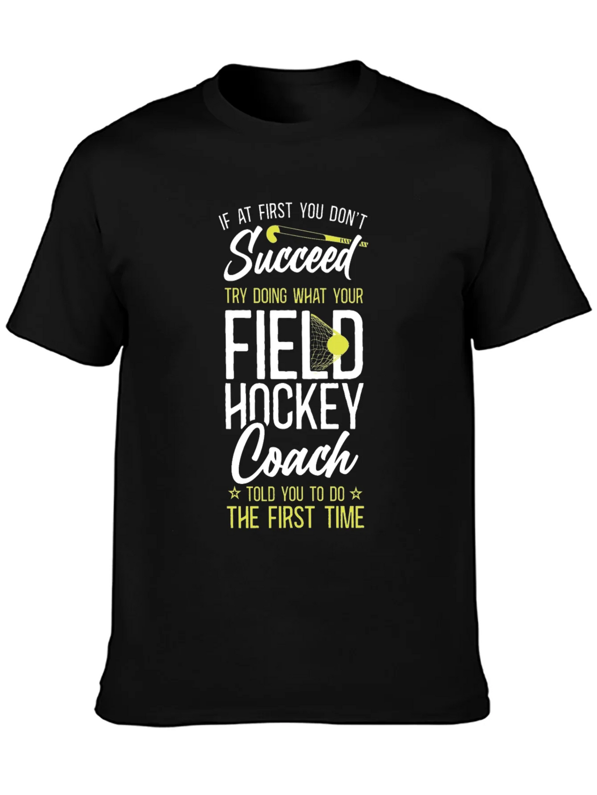 Field Hockey Coach Graphic T-Shirt product image 3