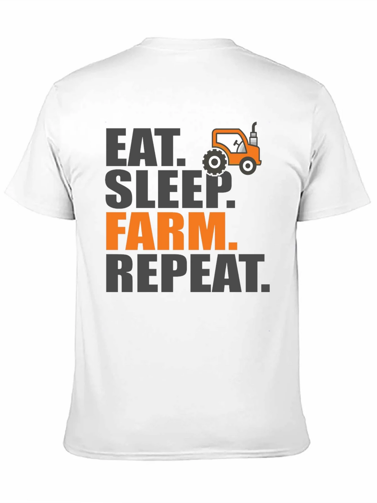 Eat Sleep Farm Repeat Mens Graphic Tee - Black product image 10