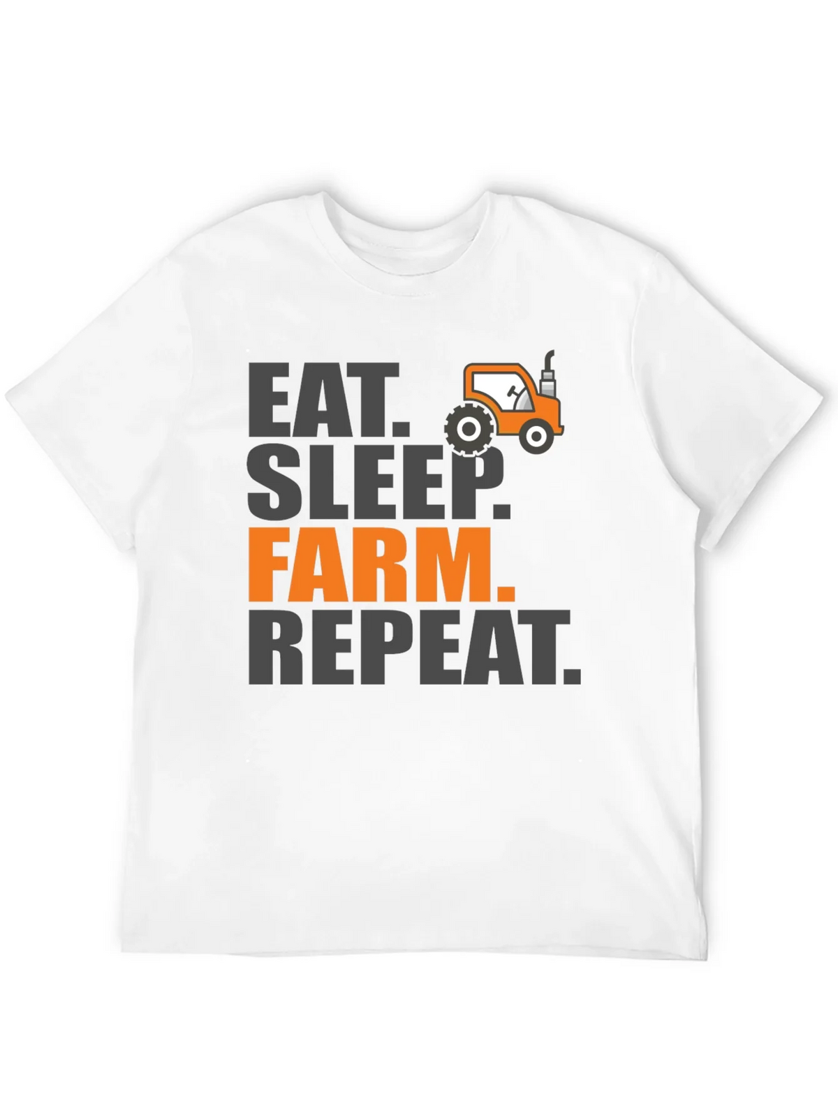 Eat Sleep Farm Repeat Mens Graphic Tee - Black product image 11
