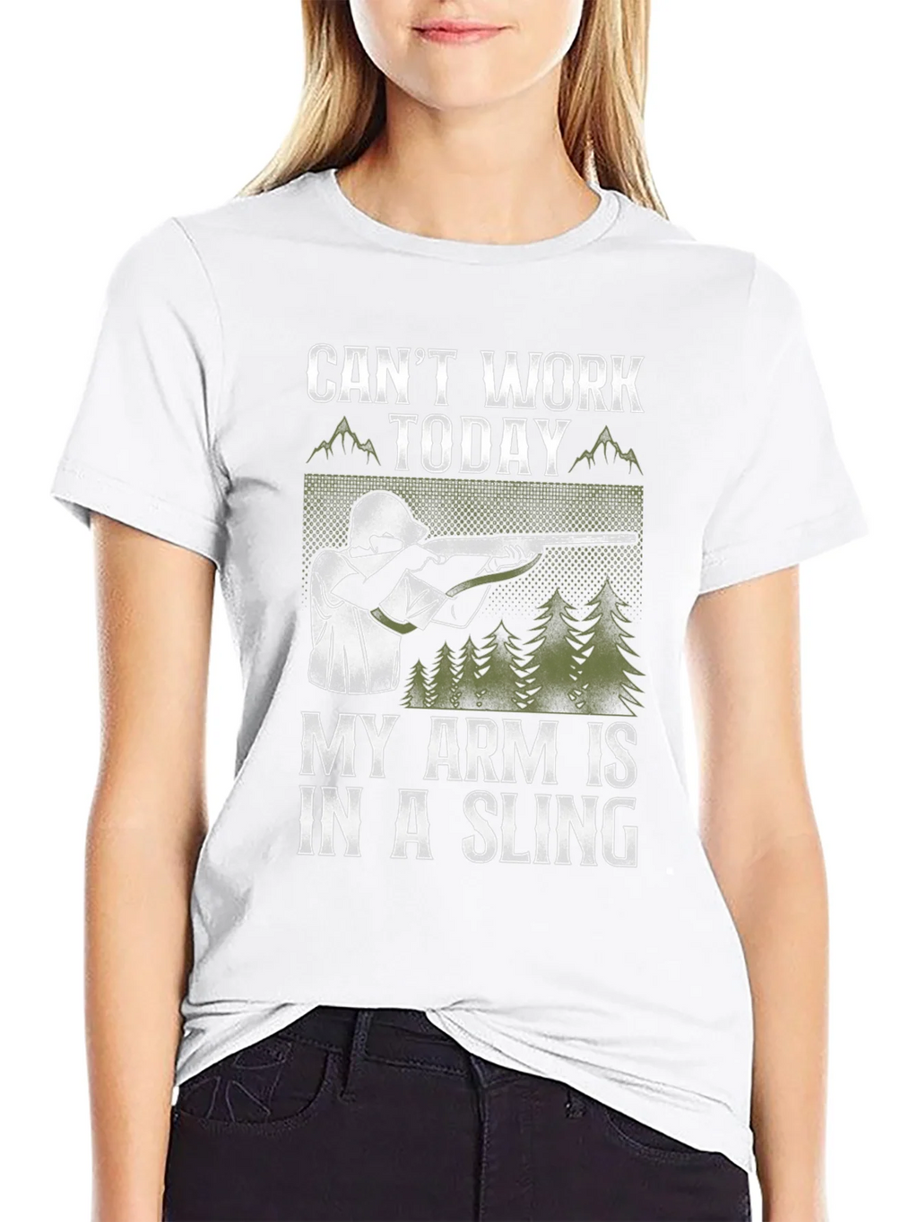 Cant Work Today Arm in Sling T-Shirt product image 8