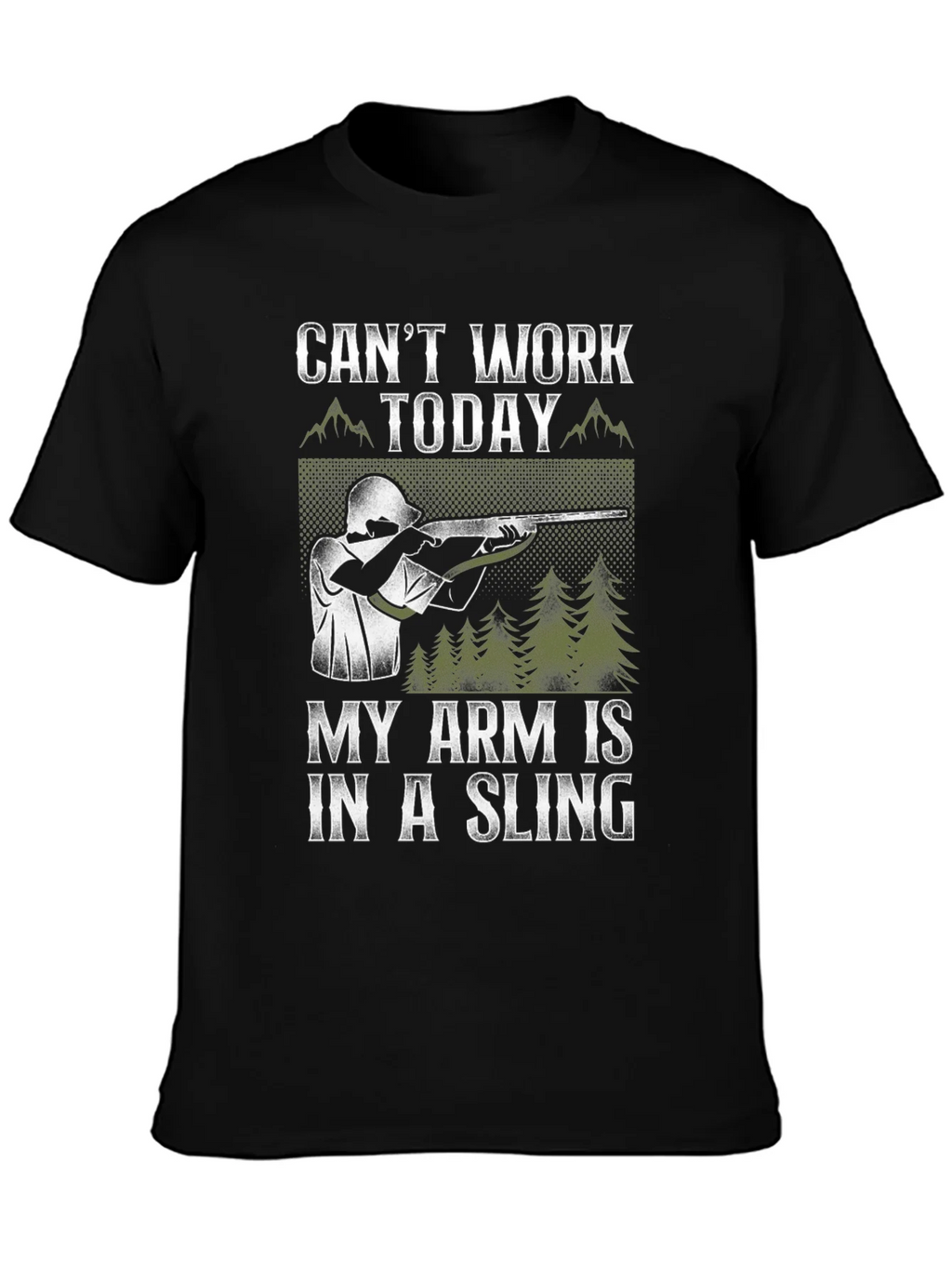 Cant Work Today Arm in Sling T-Shirt product image 3