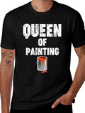 Queen of Painting Graphic T-Shirt - Black product image 1