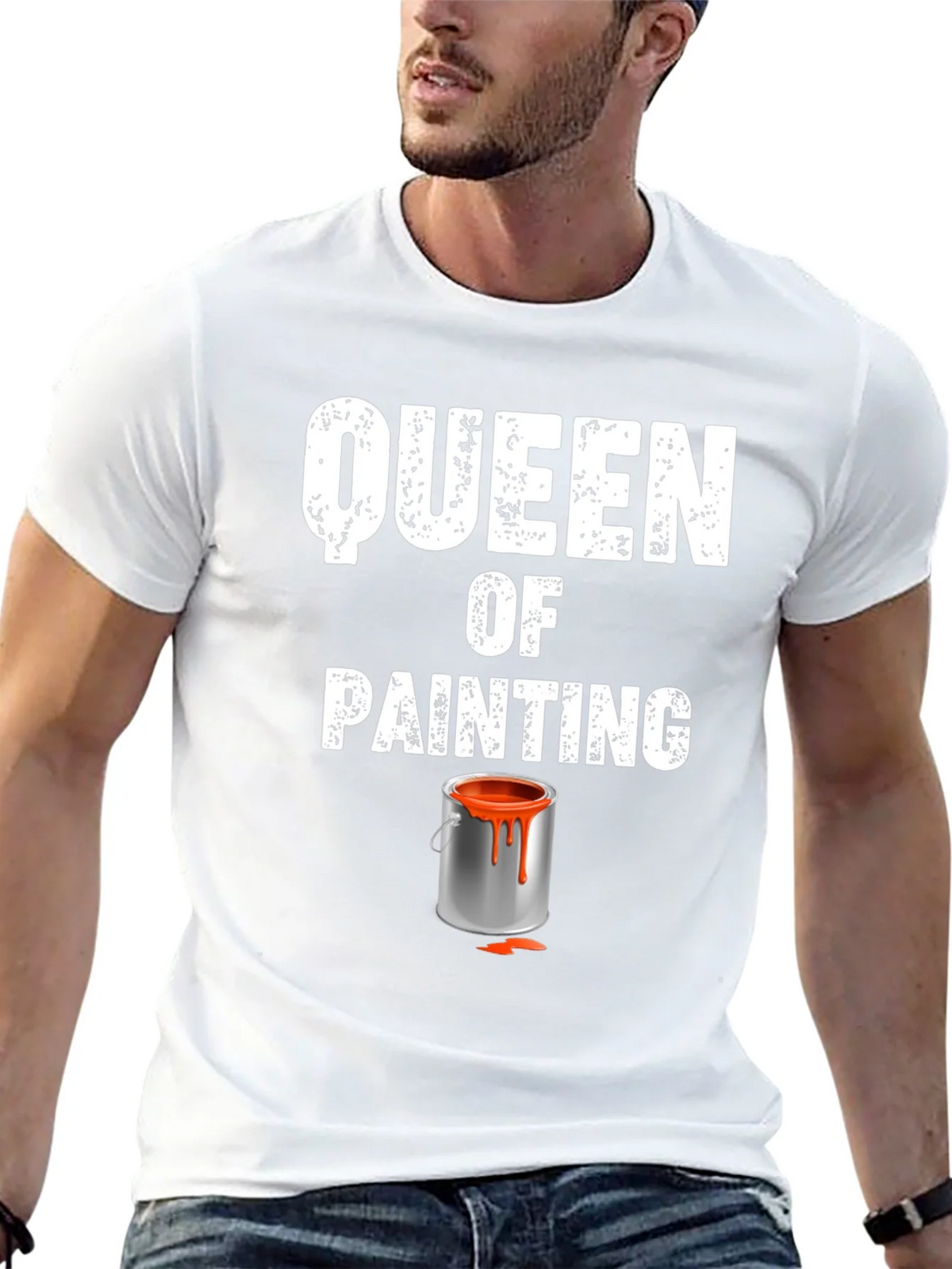 Queen of Painting Graphic T-Shirt - Black product image 12
