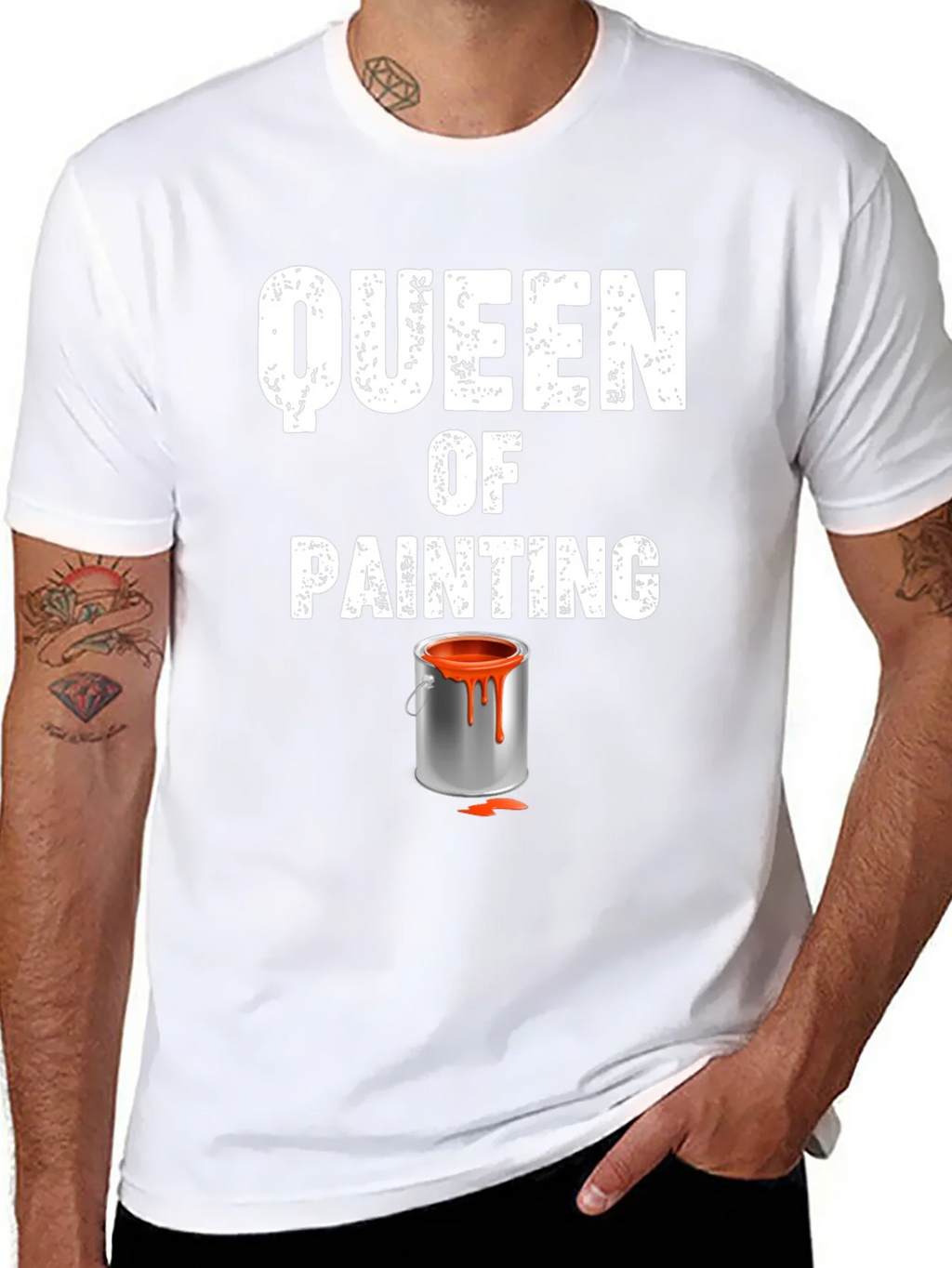 Queen of Painting Graphic T-Shirt - Black product image 7