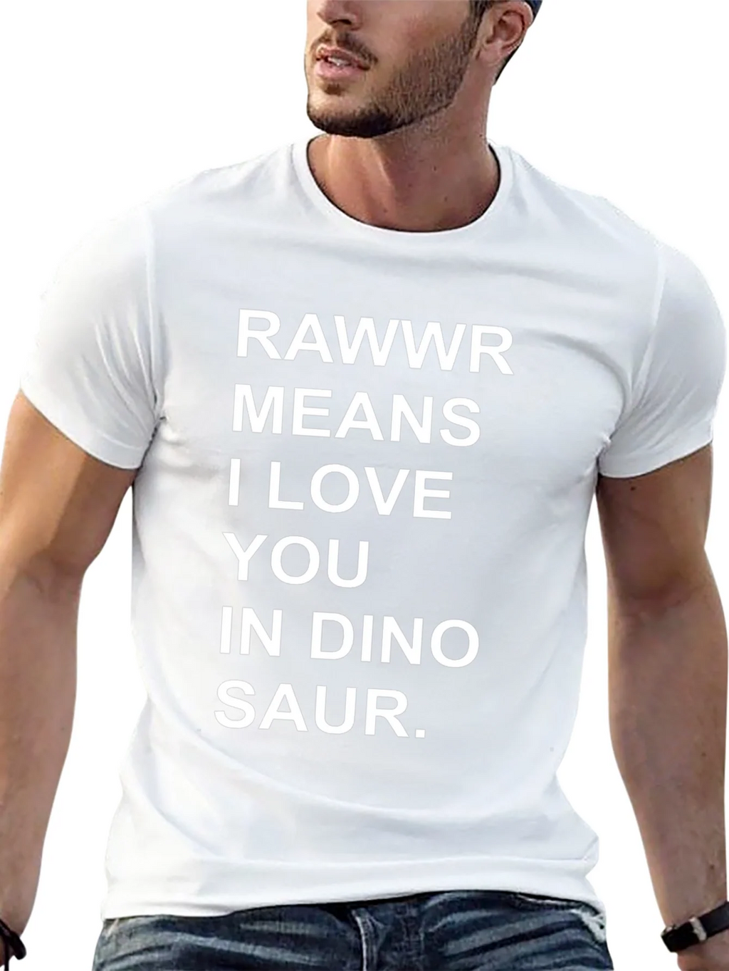 Rawwr Means I Love You T-Shirt Funny Dinosaur Tee product image 12