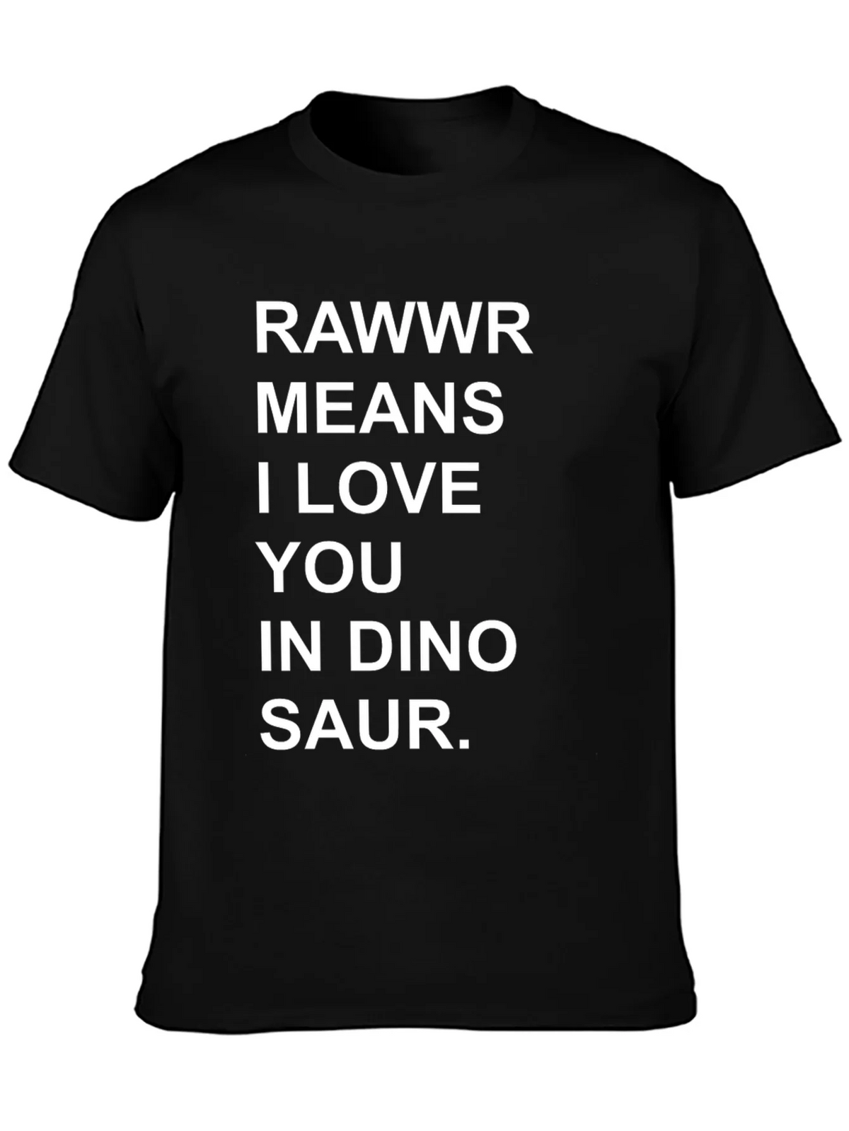 Rawwr Means I Love You T-Shirt Funny Dinosaur Tee product image 3
