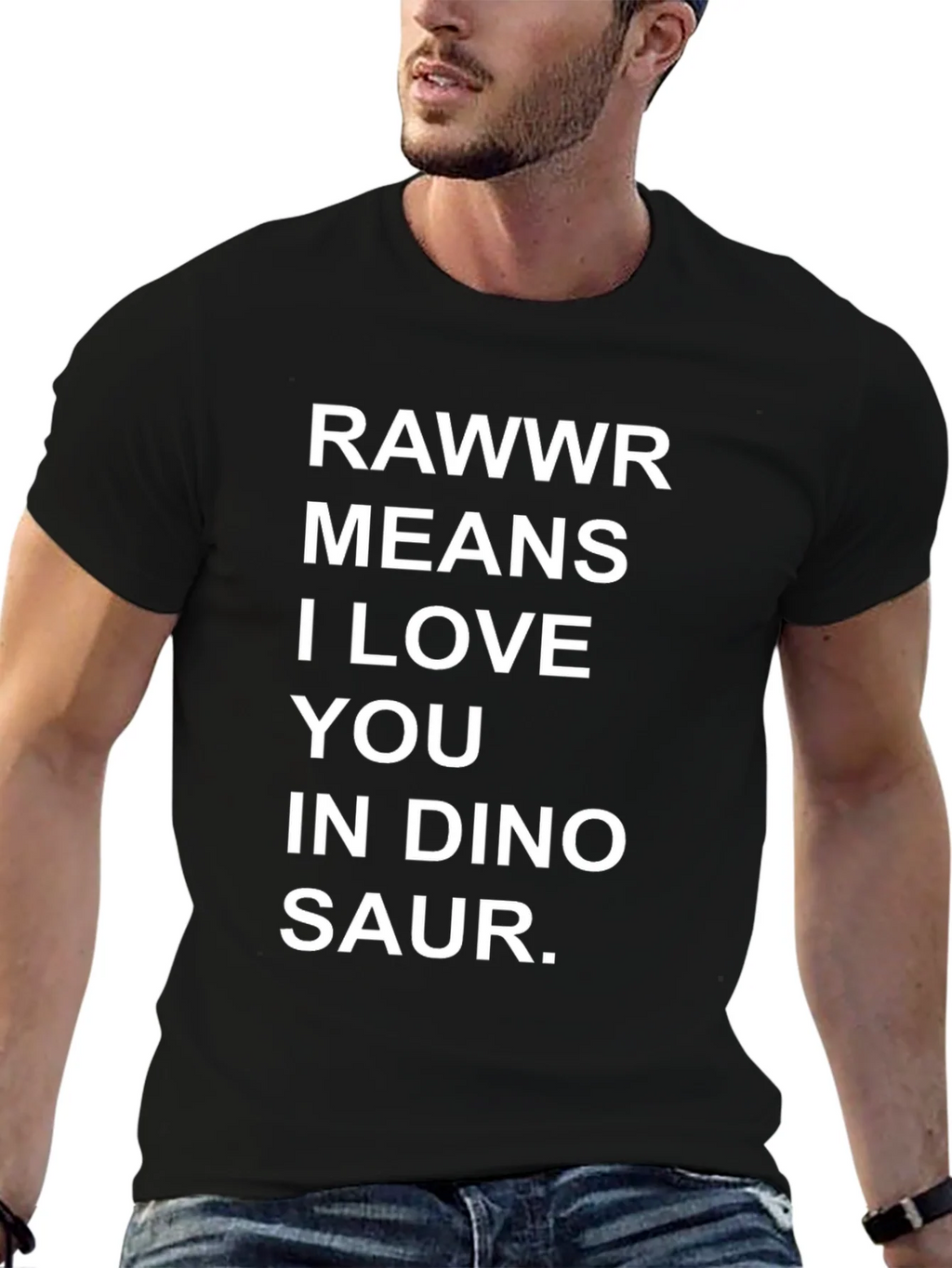 Rawwr Means I Love You T-Shirt Funny Dinosaur Tee product image 6