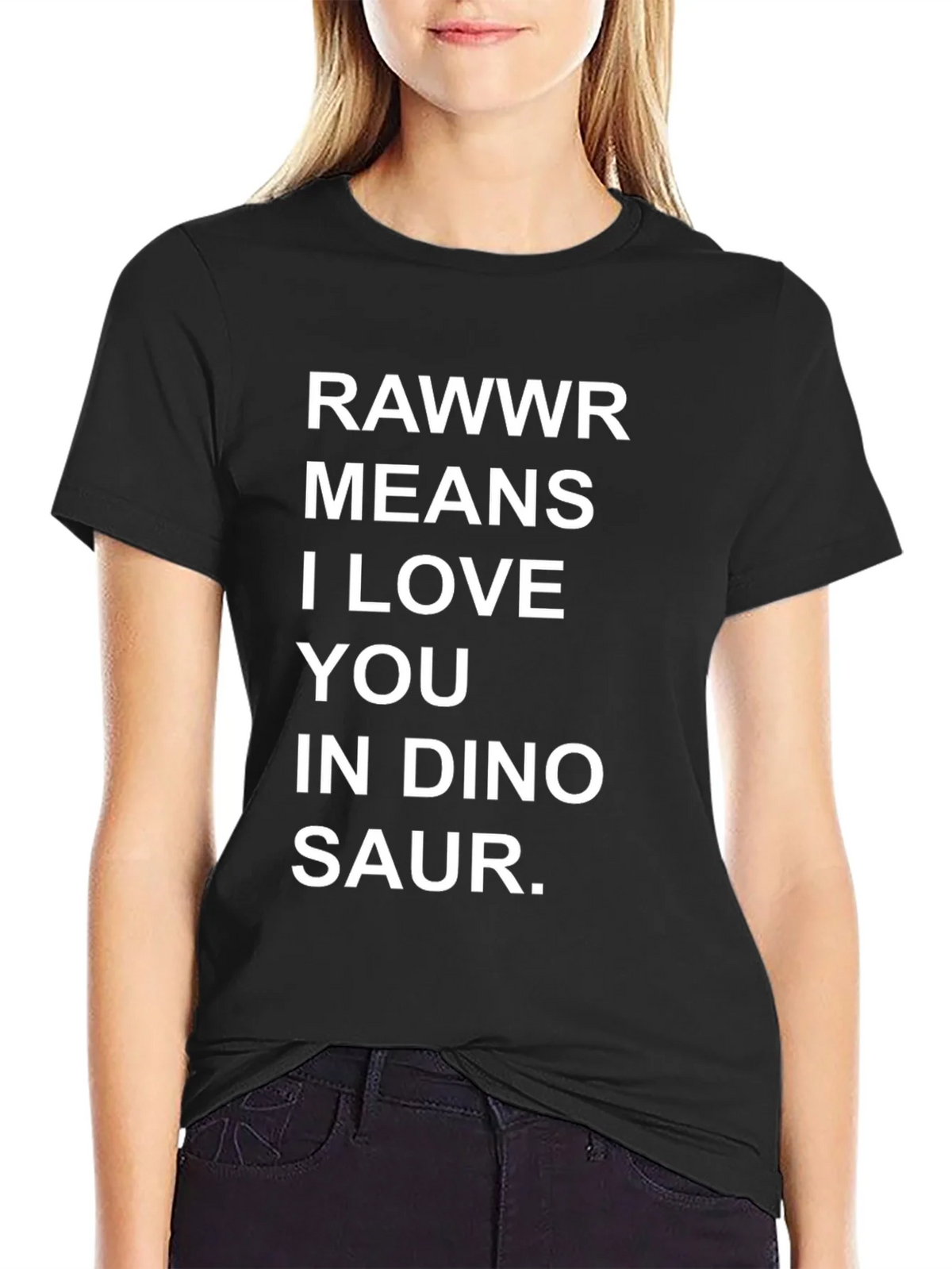Rawwr Means I Love You T-Shirt Funny Dinosaur Tee product image 2
