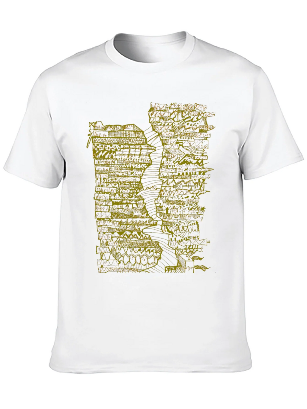 Abstract Art Tee - Black Graphic Print T-Shirt product image 9