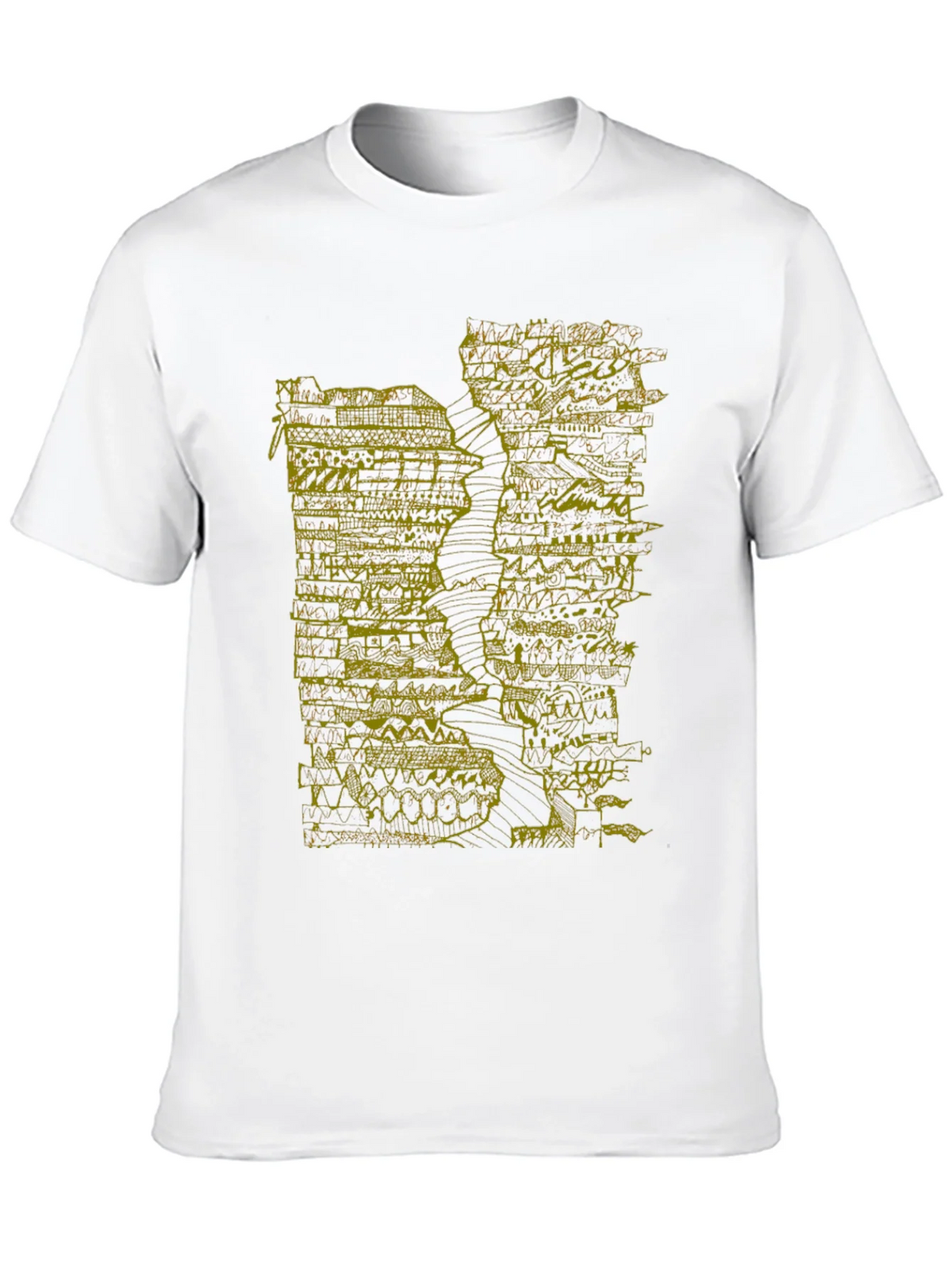 Abstract Art Tee - Black Graphic Print T-Shirt product image 9