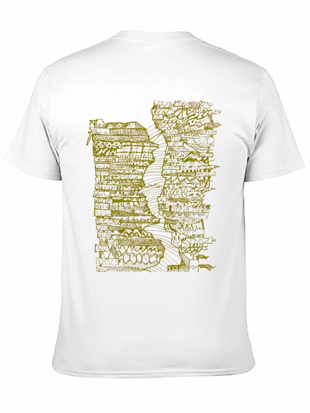 Abstract Art Tee - Black Graphic Print T-Shirt product image 10