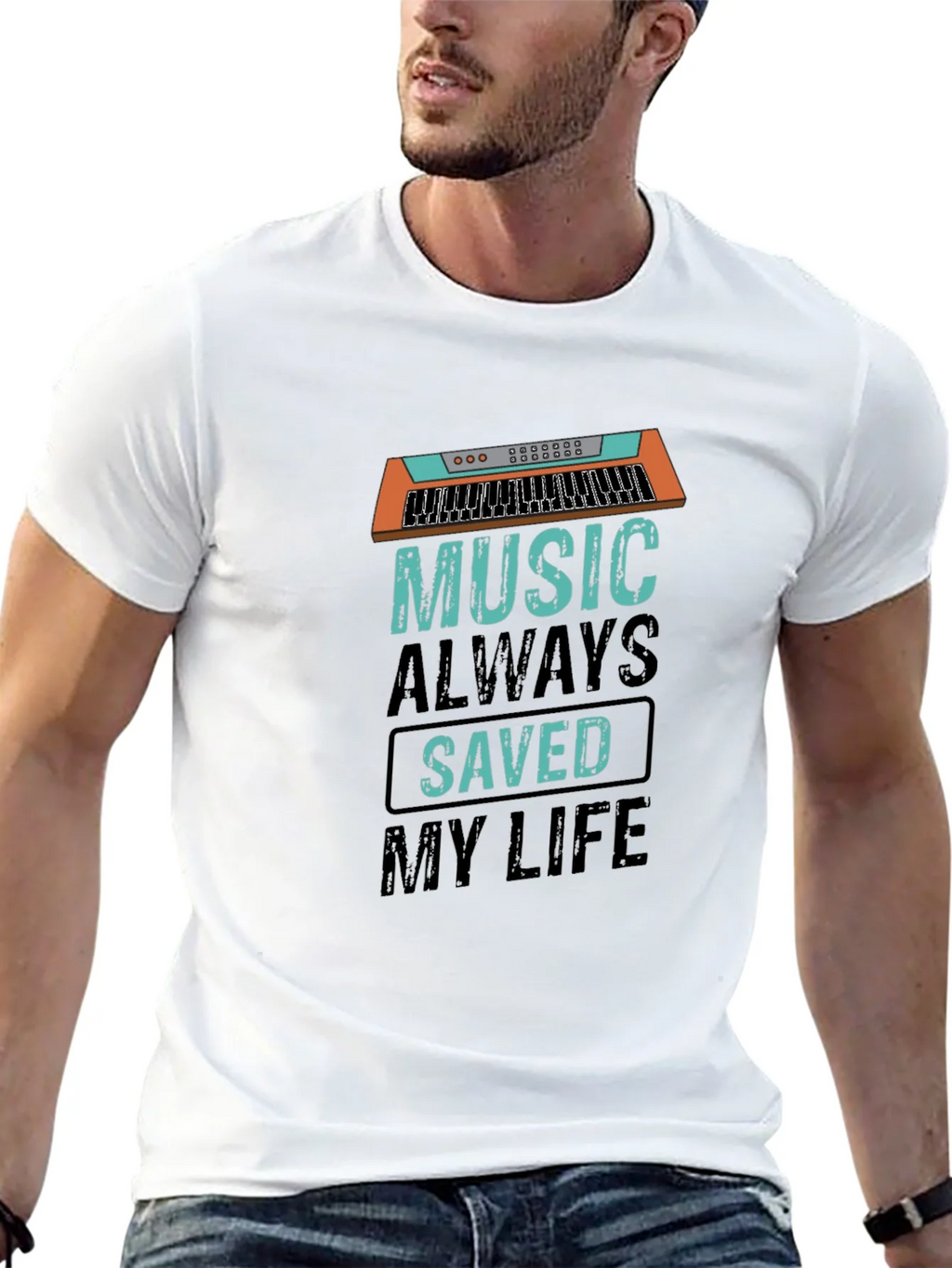 Music Saved My Life Graphic Tee product image 12