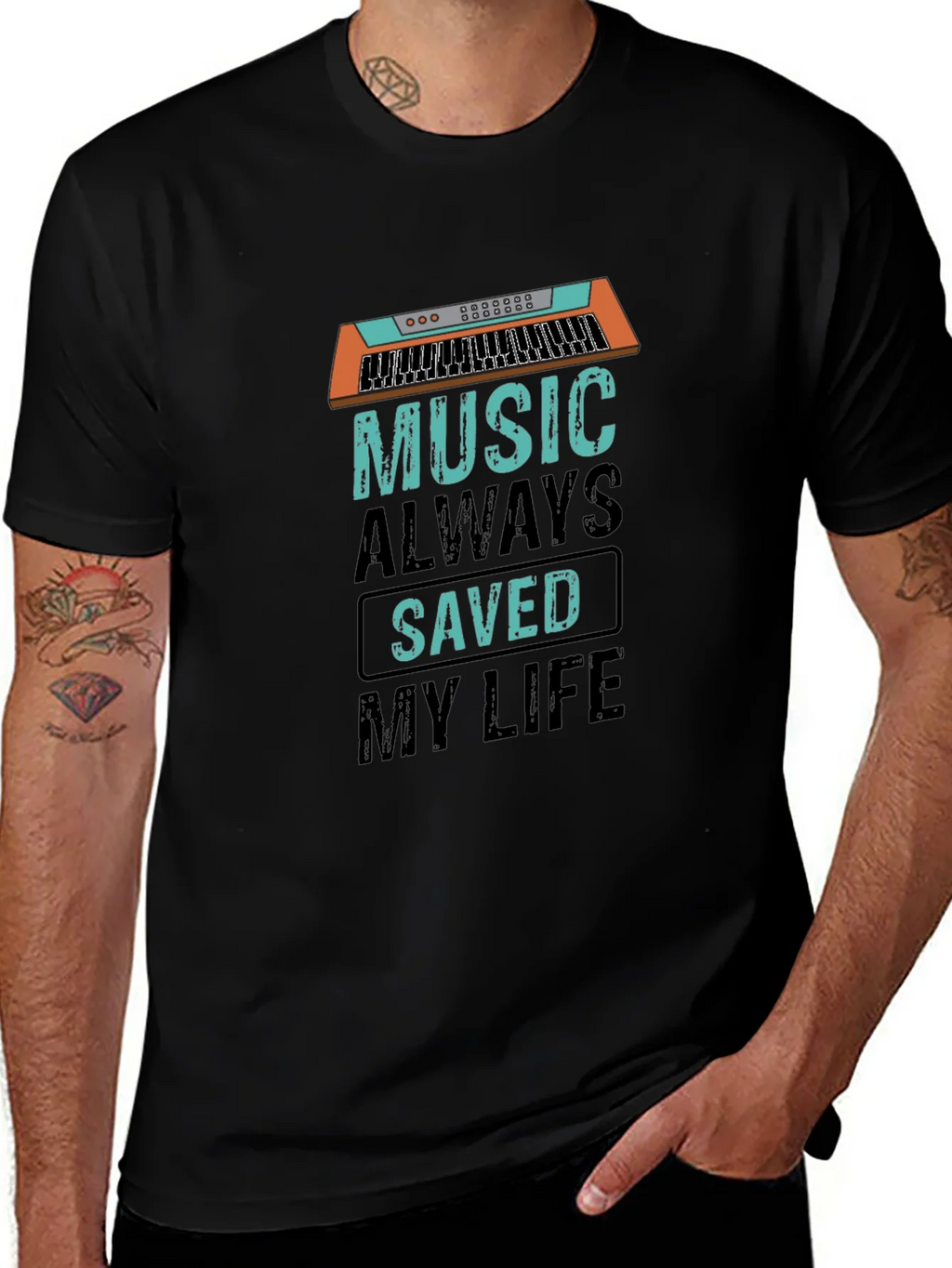 Music Saved My Life Graphic Tee product image 1