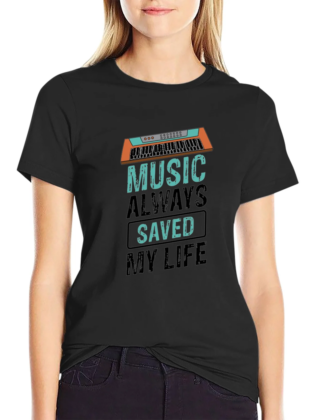 Music Saved My Life Graphic Tee product image 2