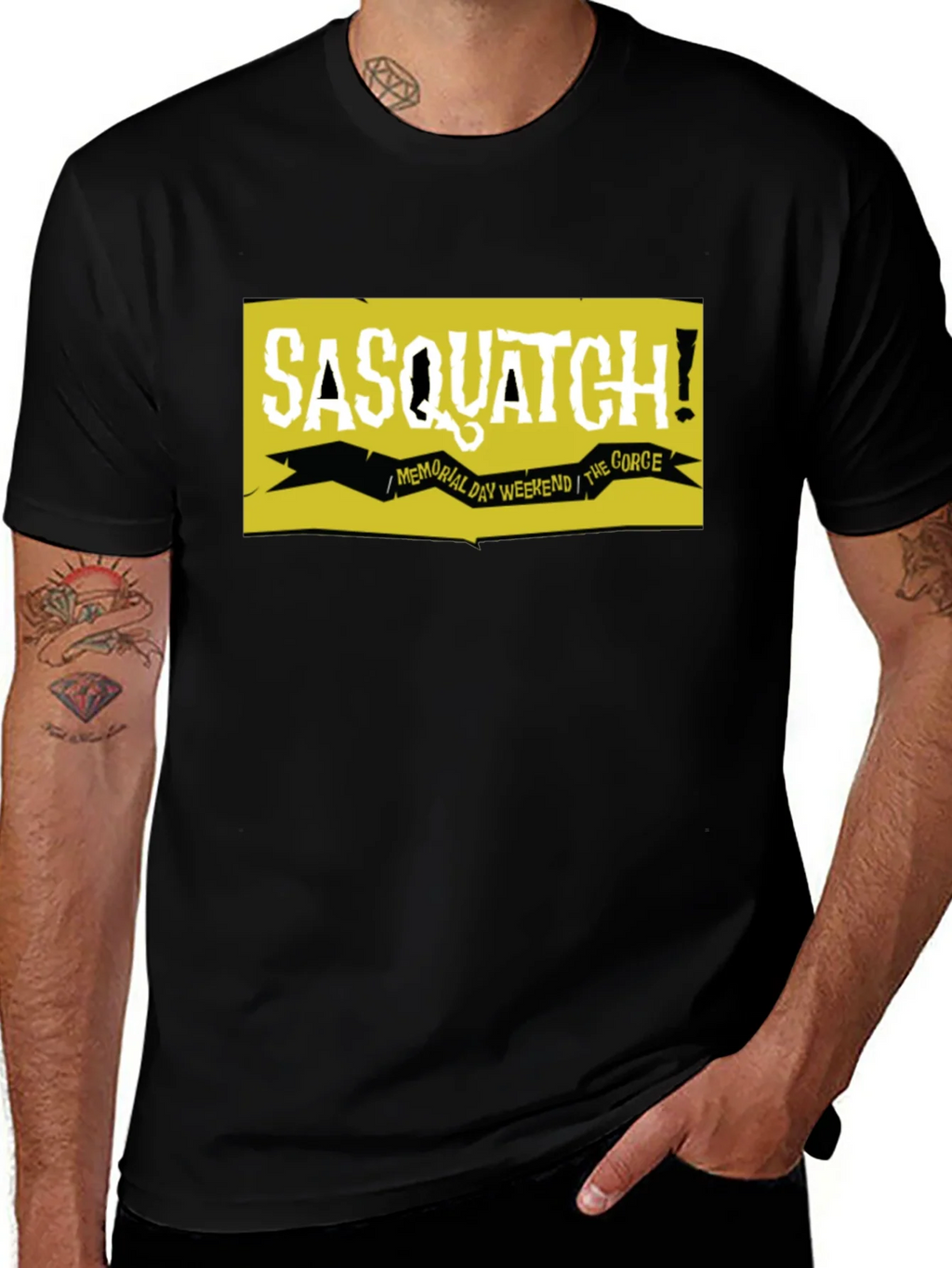 Sasquatch! Memorial Day Weekend Graphic Tee product image 1