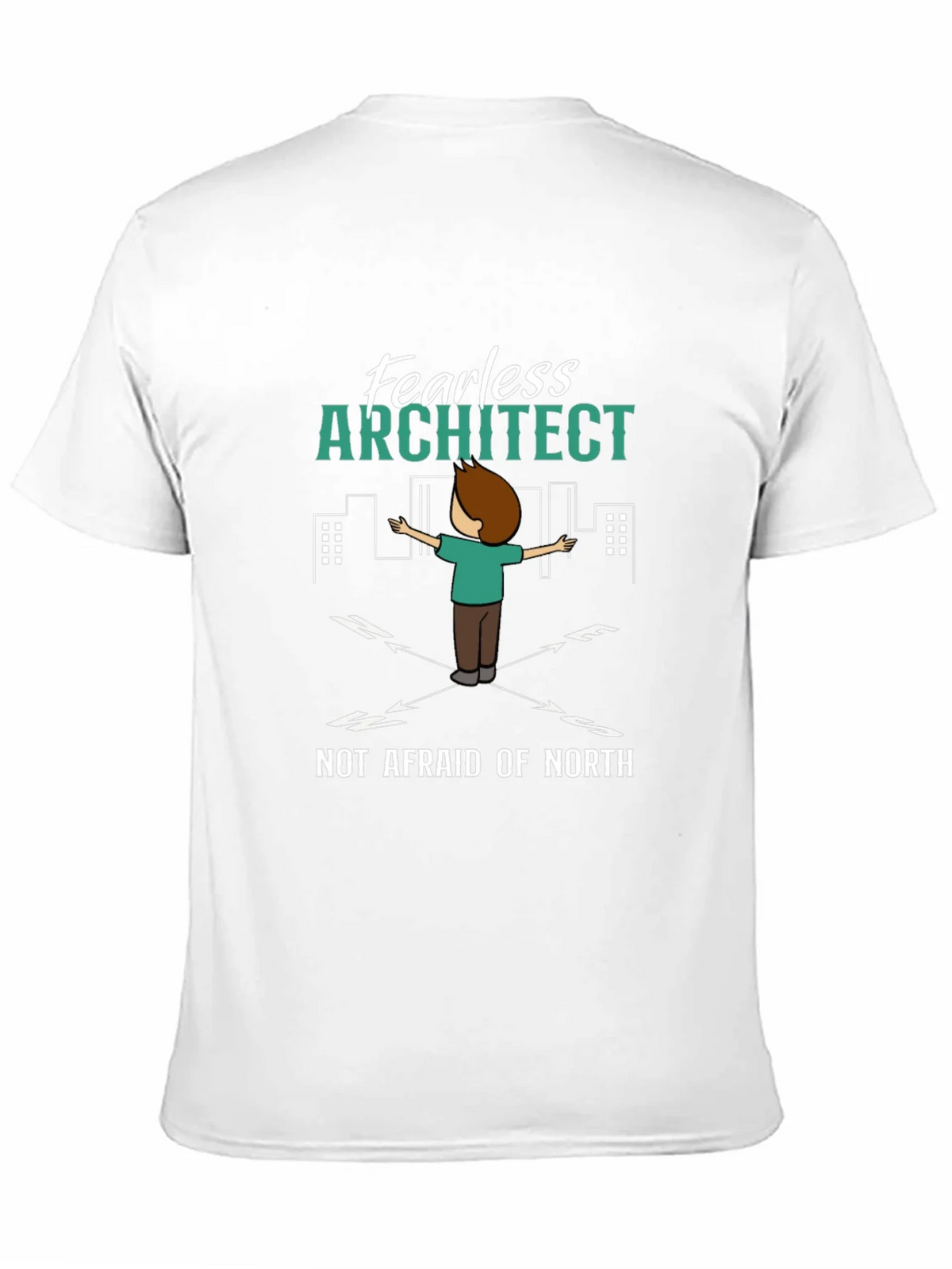 Fearless Architect T-Shirt - Compass Design product image 10