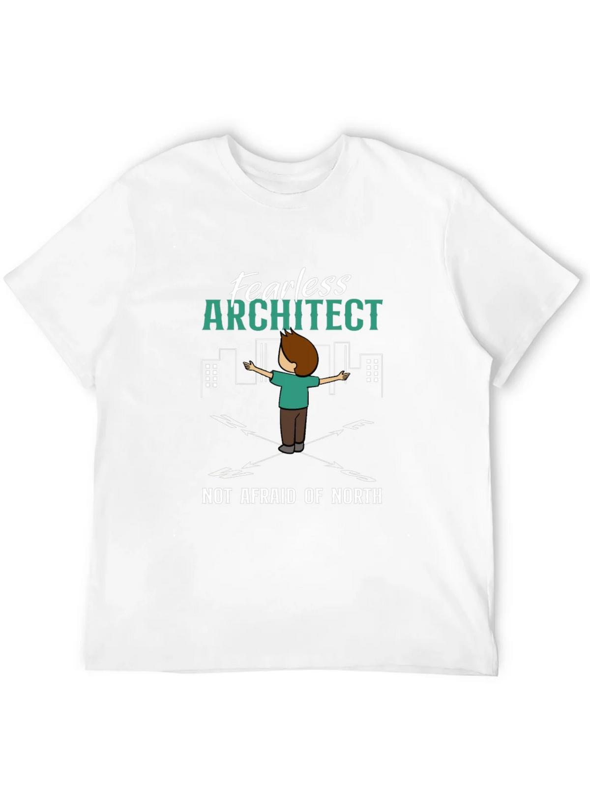 Fearless Architect T-Shirt - Compass Design product image 11