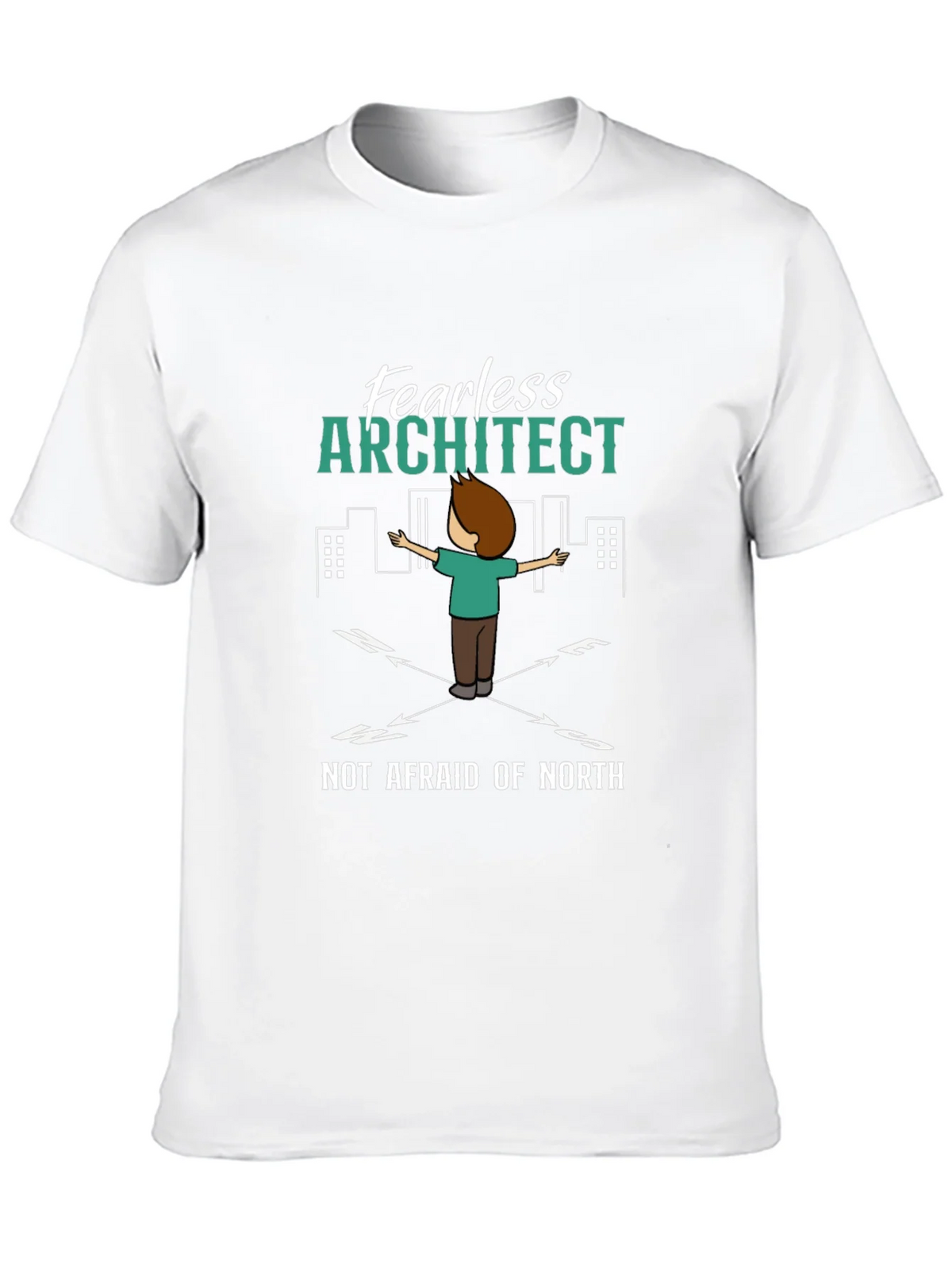 Fearless Architect T-Shirt - Compass Design product image 9