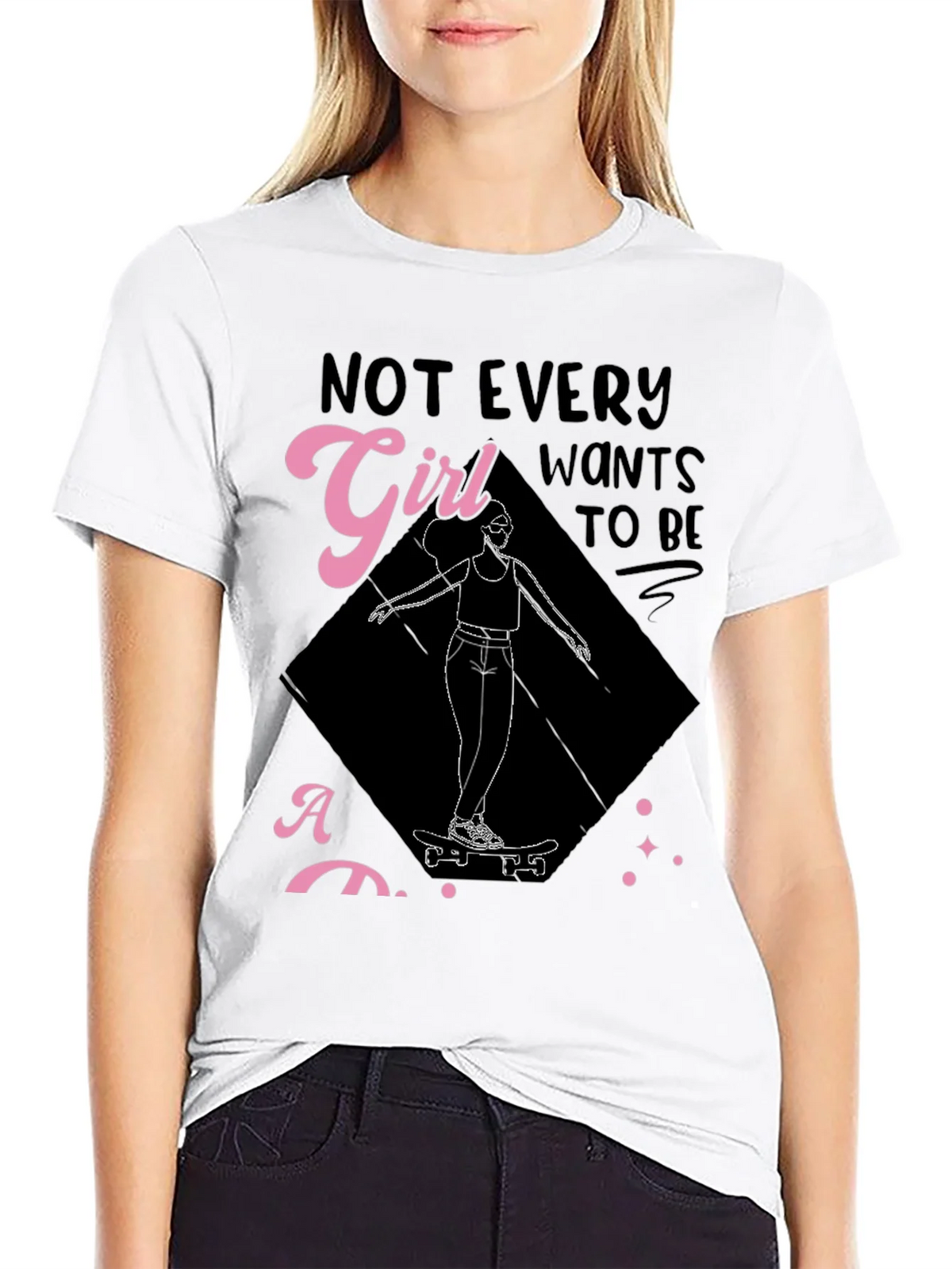 Not Every Girl Skater Graphic Tee product image 8