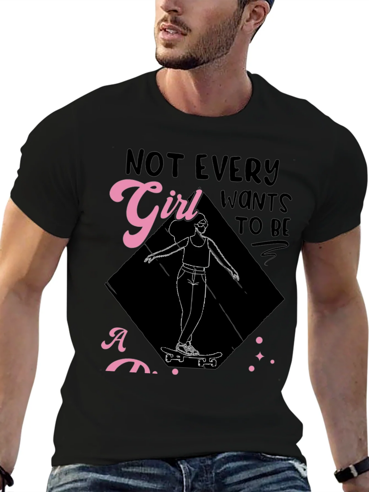Not Every Girl Skater Graphic Tee product image 6