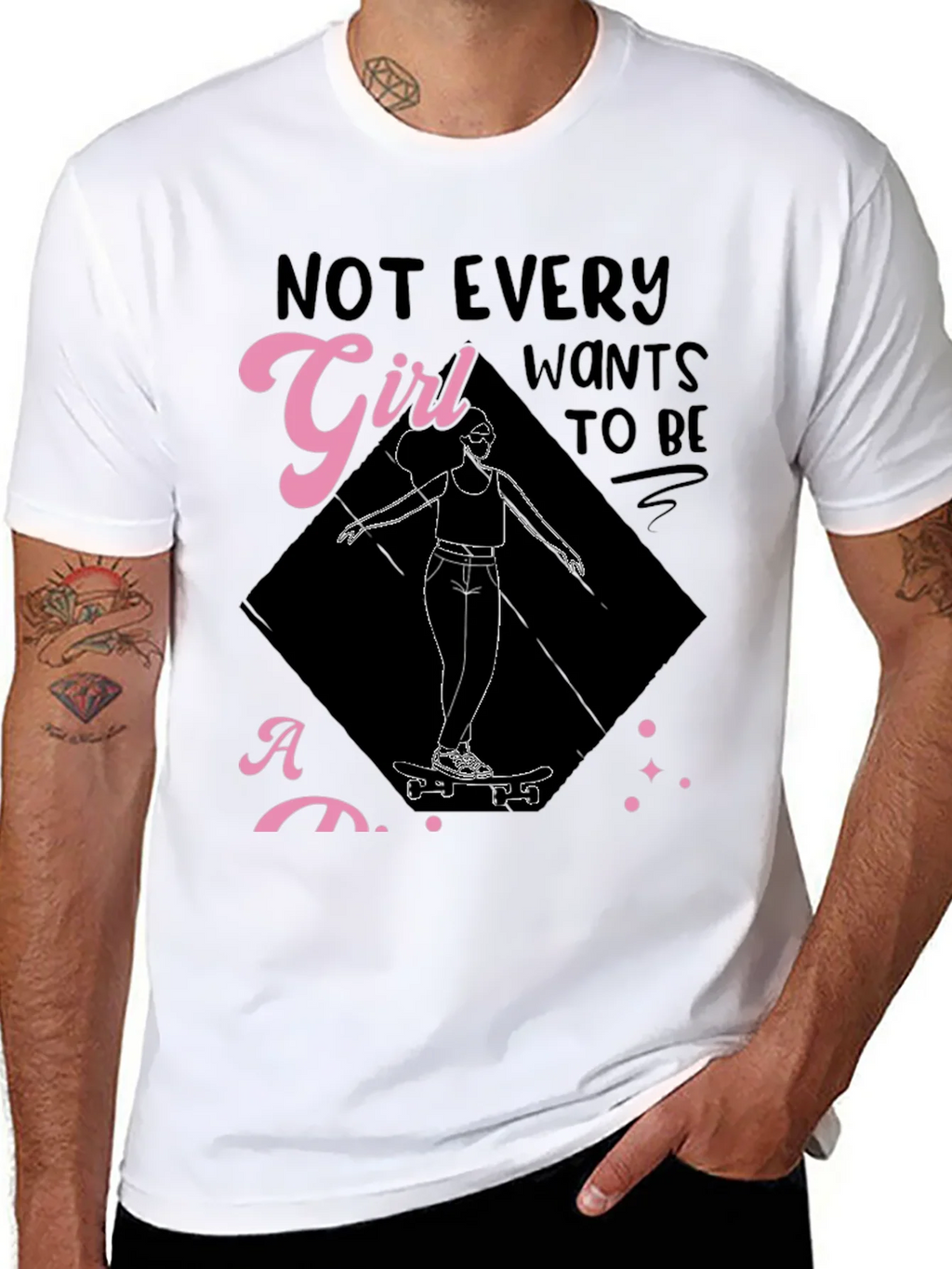 Not Every Girl Skater Graphic Tee product image 7