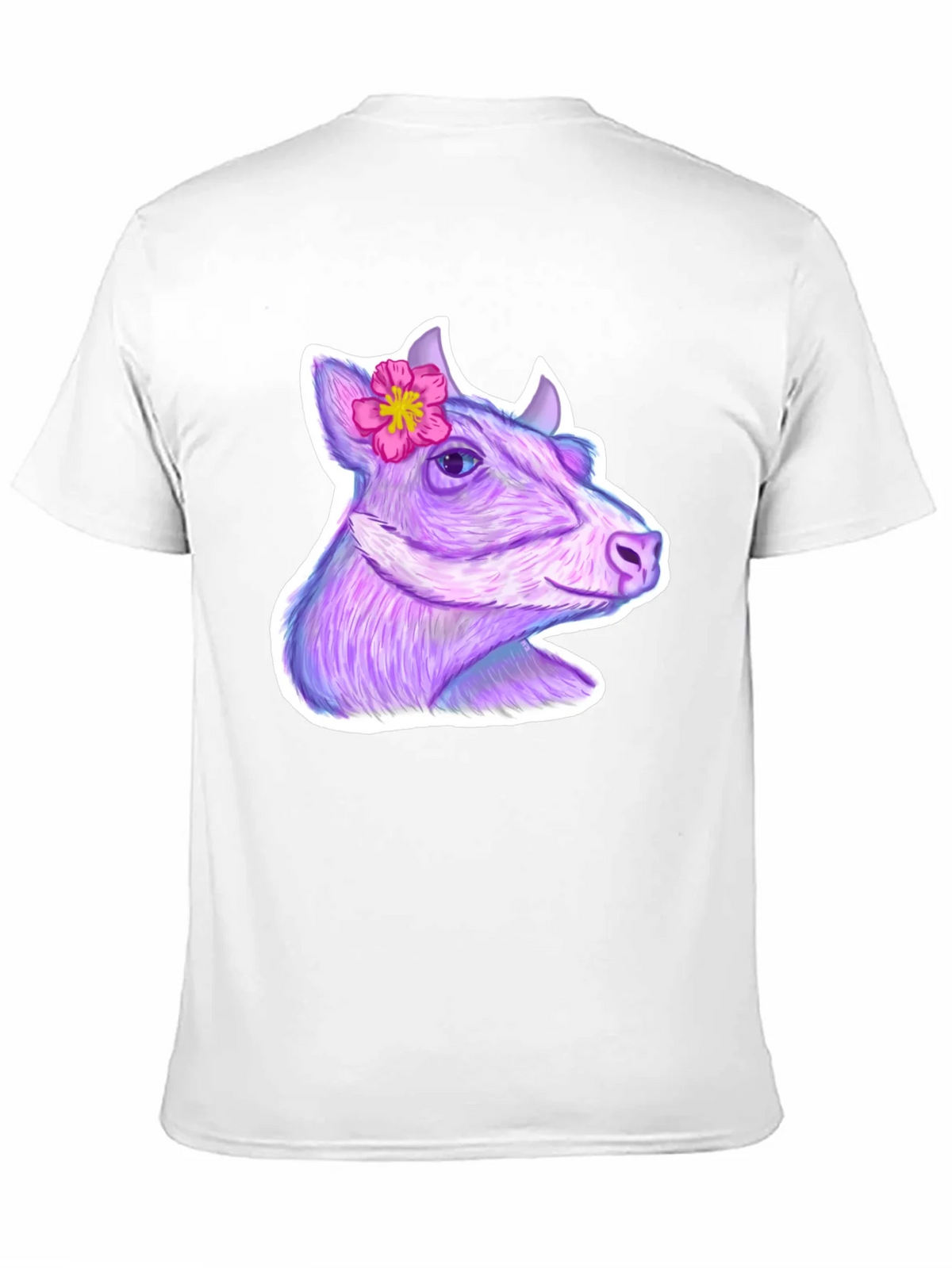 Cow with Flower Graphic Tee product image 10