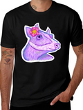 Cow with Flower Graphic Tee product image 1