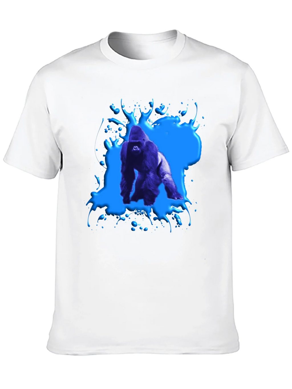 Gorilla Splash Graphic Tee - Bold Black T-Shirt product image 9