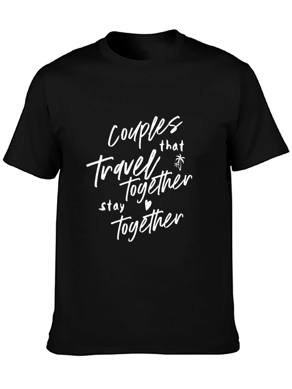 Couples That Travel Together Graphic Tee product image 3