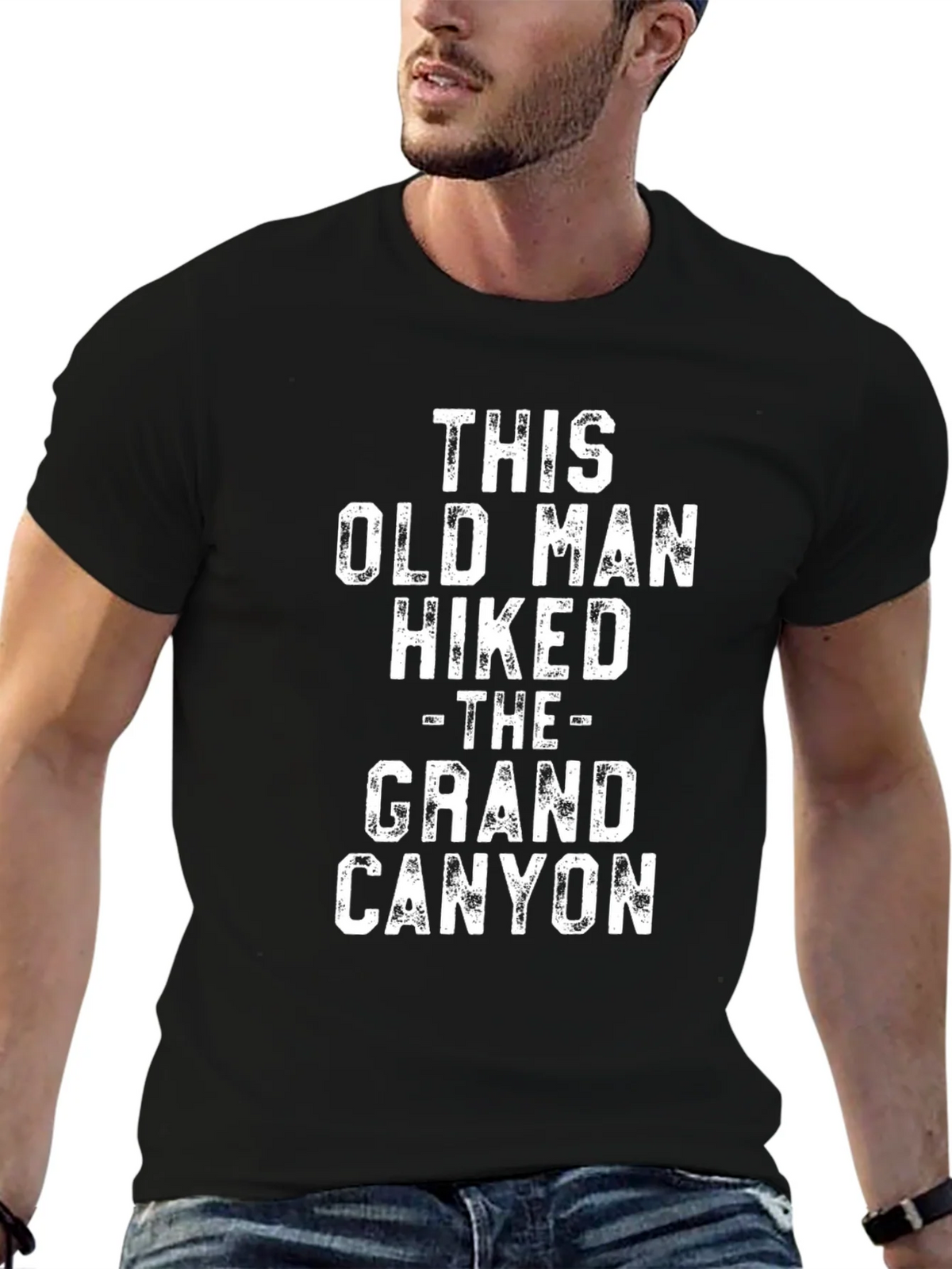 Funny Hiked Grand Canyon Old Man T-Shirt product image 6