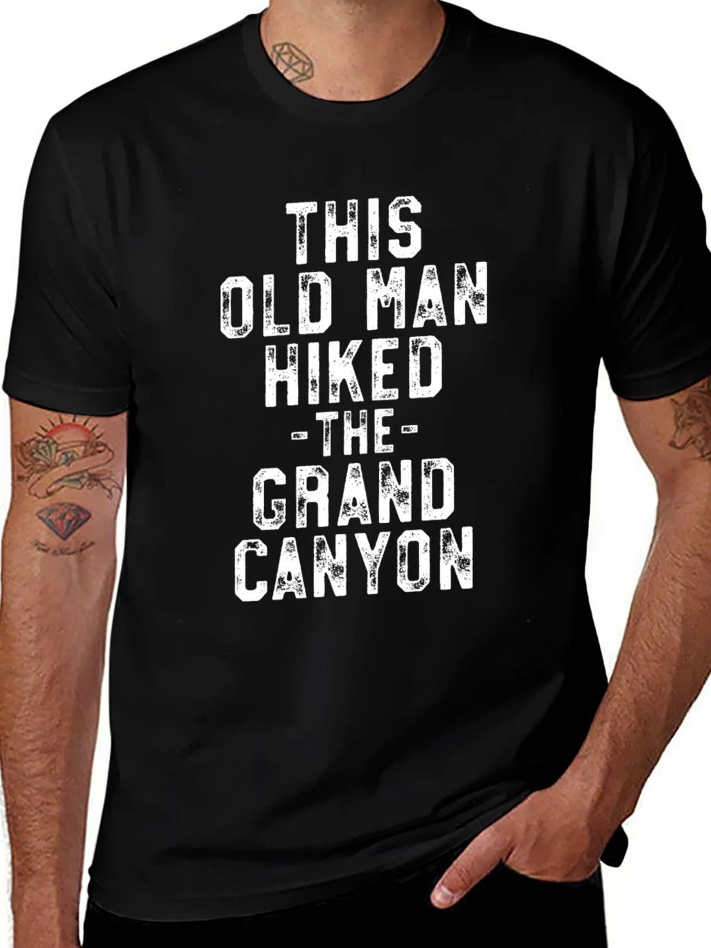 Funny Hiked Grand Canyon Old Man T-Shirt product image 1