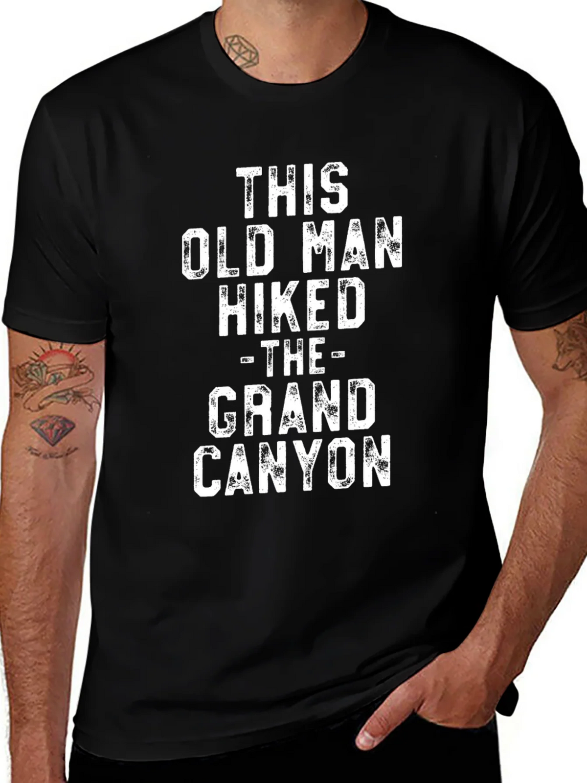 Funny Hiked Grand Canyon Old Man T-Shirt product image 1