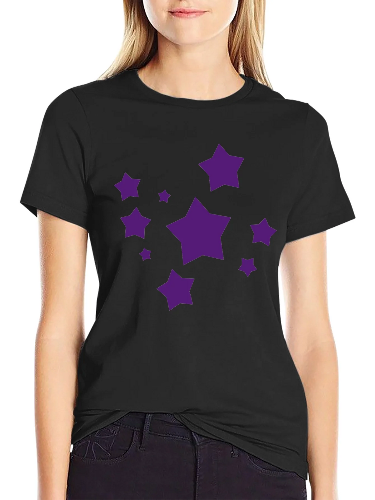Starry Night Black T-Shirt product image 2