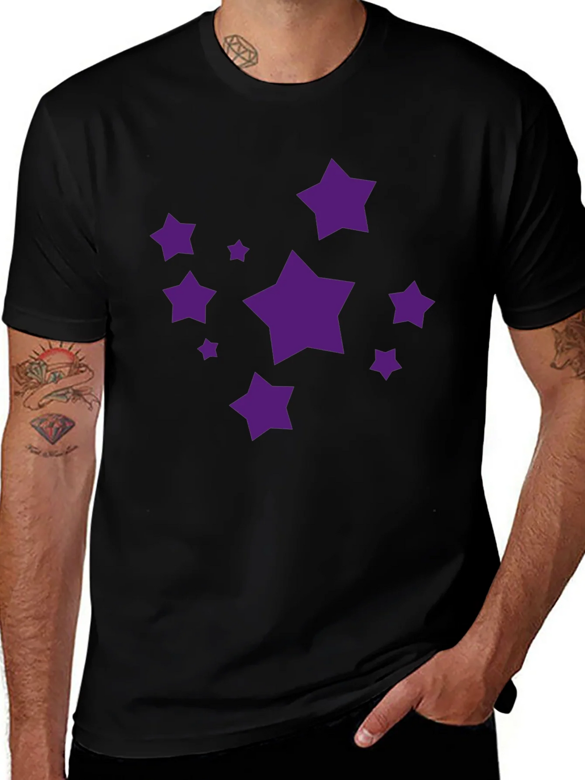 Starry Night Black T-Shirt product image 1