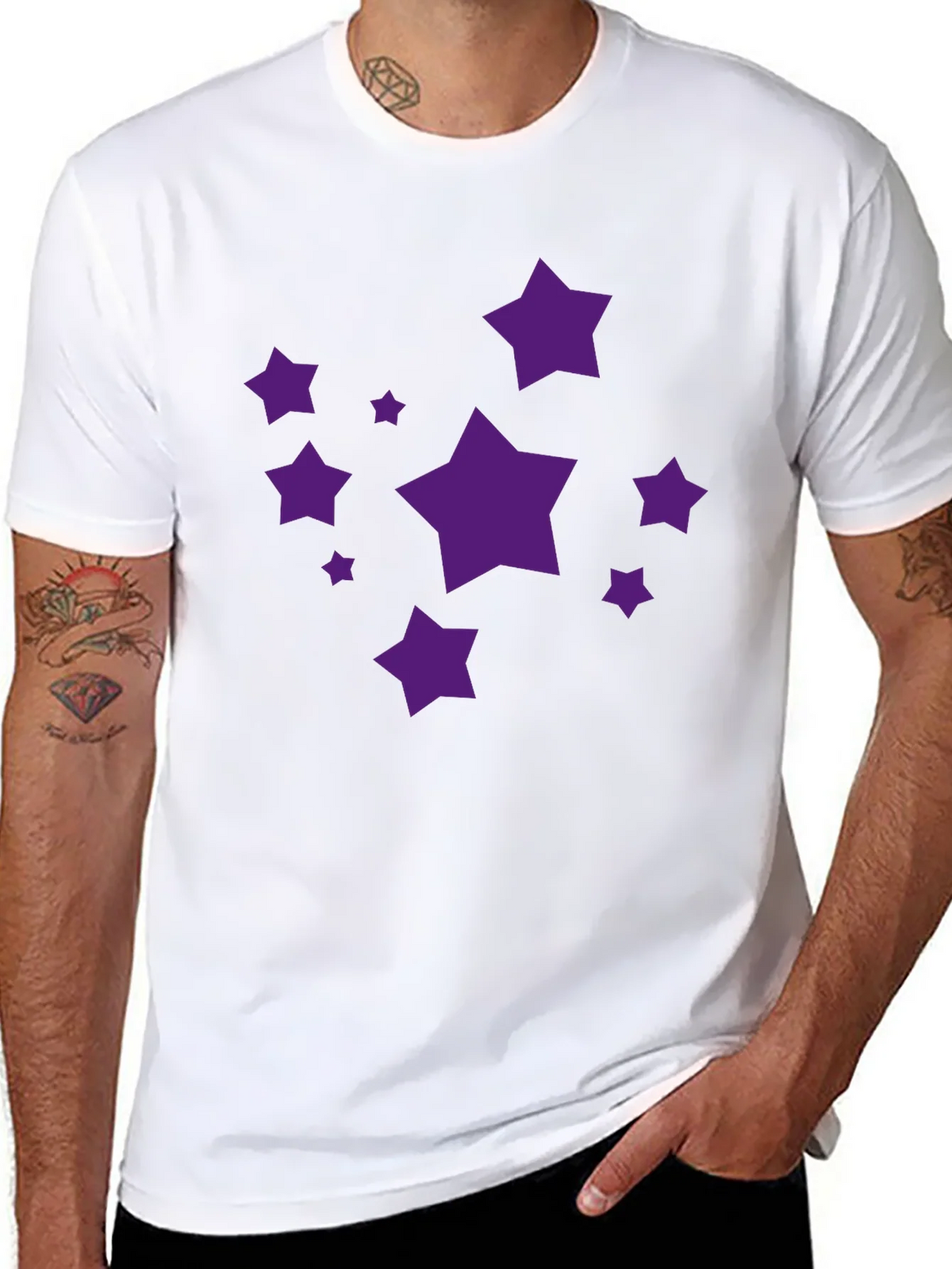 Starry Night Black T-Shirt product image 7